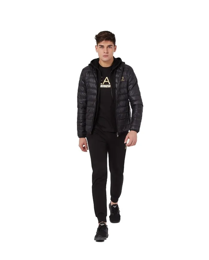 EA7 Armani Piumino Uomo 8NPB02 PN29Z A-ET Giacca con Cappuccio 0208 BLACK