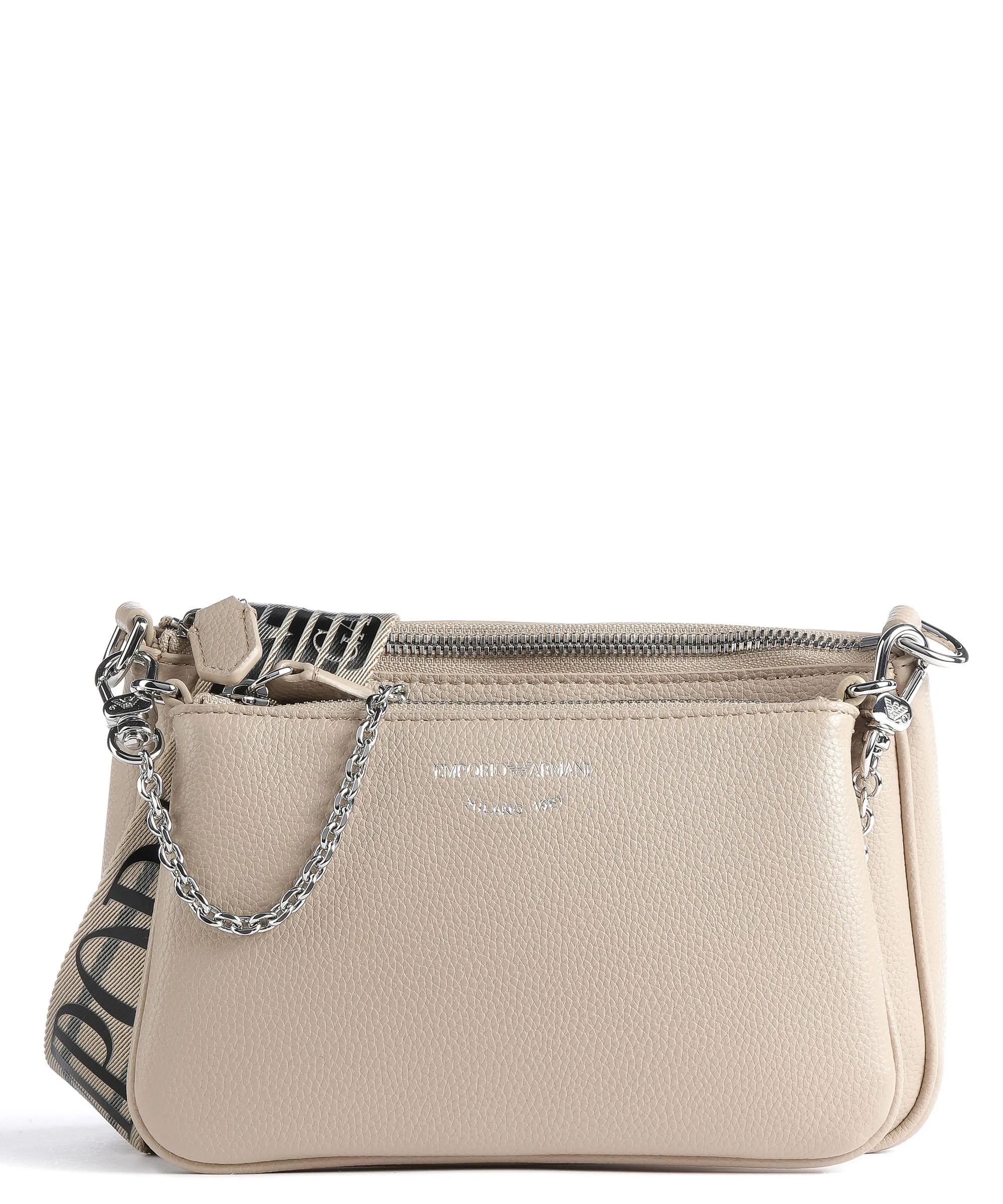  Emporio Armani Dea Borsa a tracolla pelle sintetica beige  