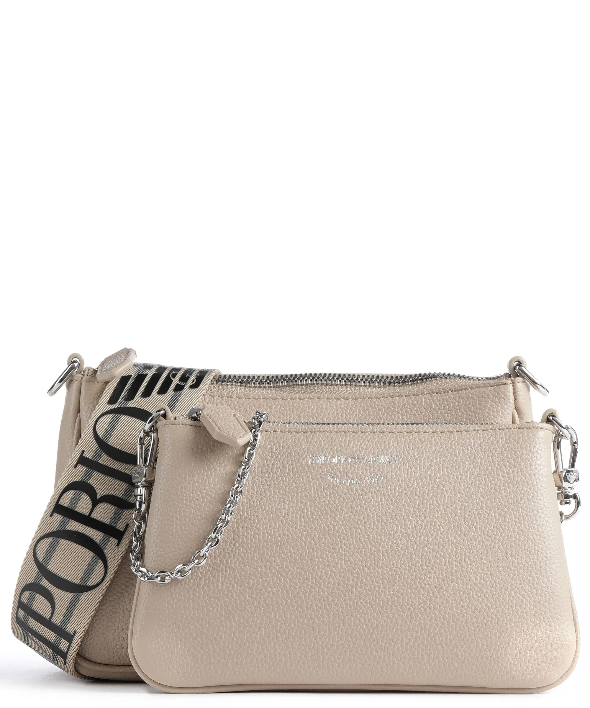  Emporio Armani Dea Borsa a tracolla pelle sintetica beige  