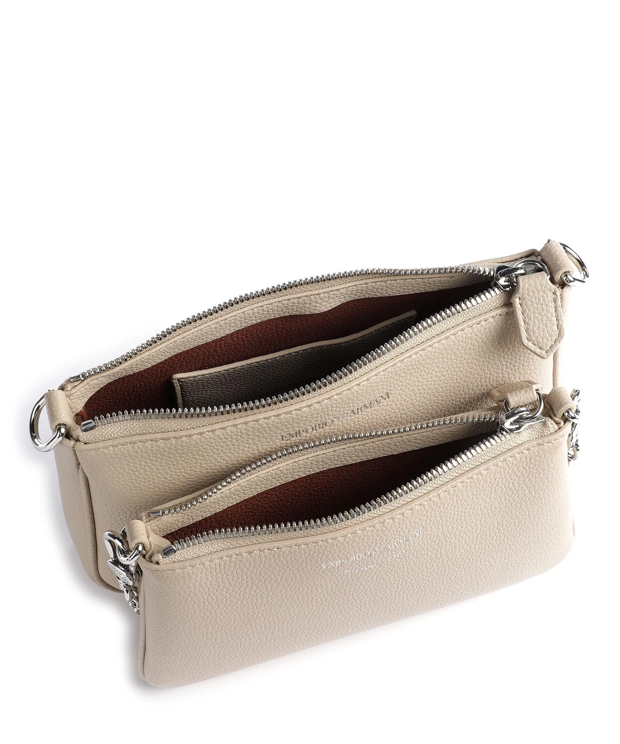  Emporio Armani Dea Borsa a tracolla pelle sintetica beige  