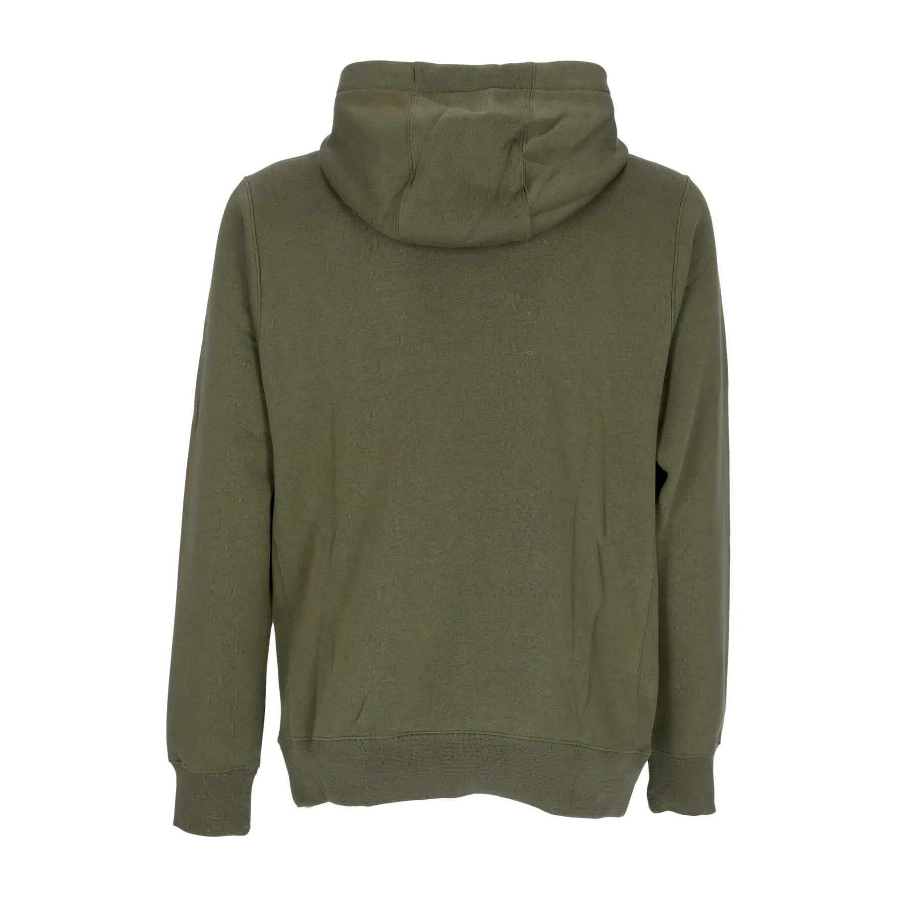Felpa Cappuccio Uomo Sportswear Club Fleece Hoodie Rough Green/rough Green/white