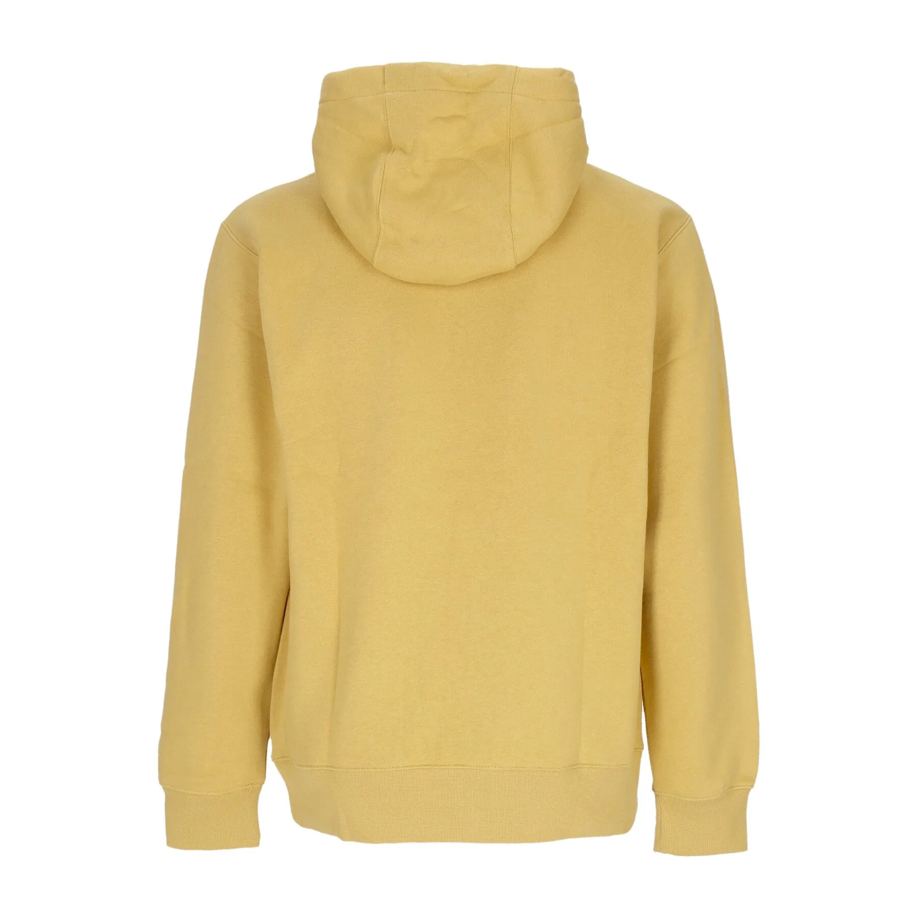 Felpa Cappuccio Uomo Sportswear Club Fleece Hoodie Wheat Gold/wheat Gold/white