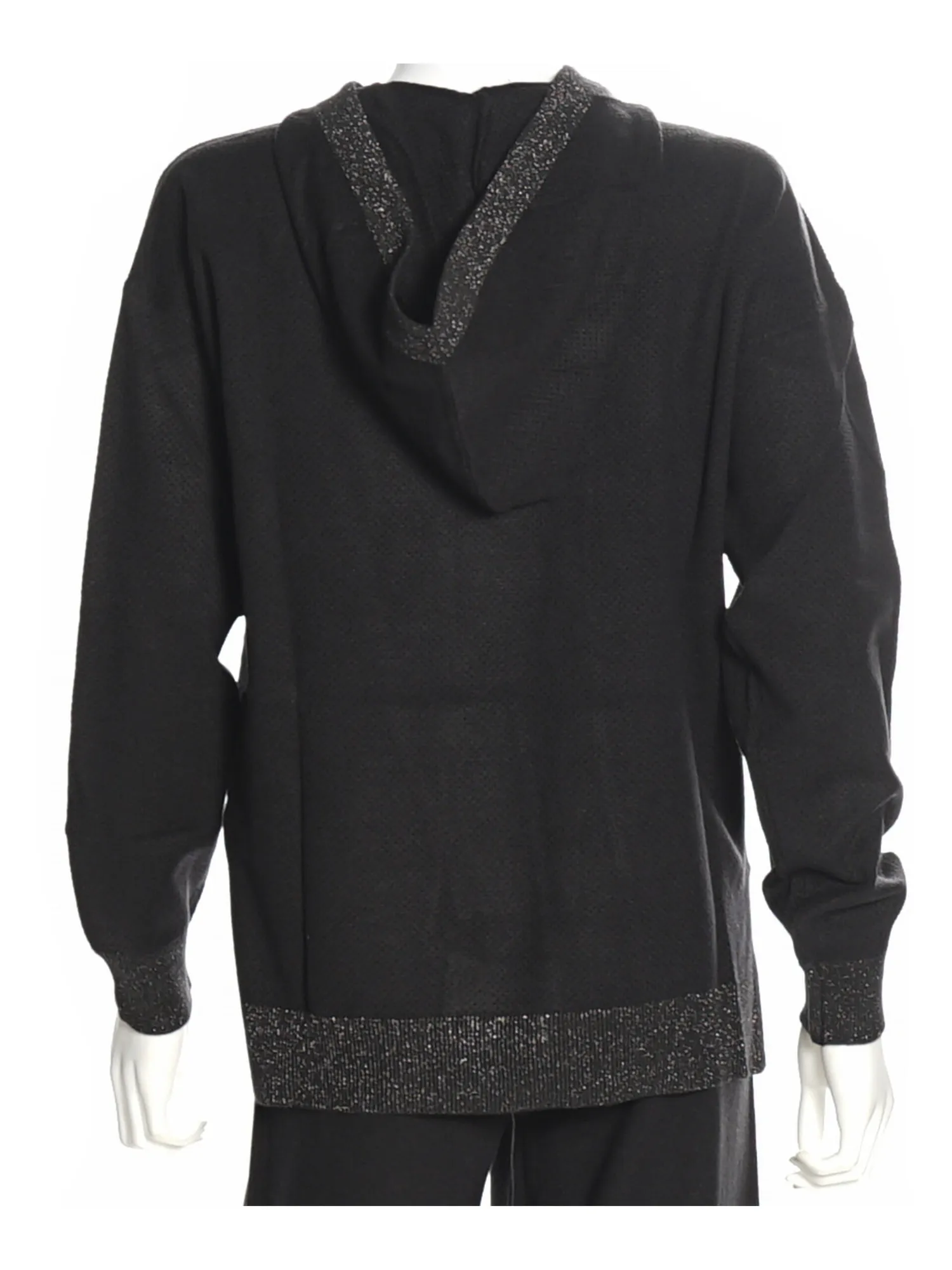 Felpa chiusa in maglia Liu Jo da donna nera