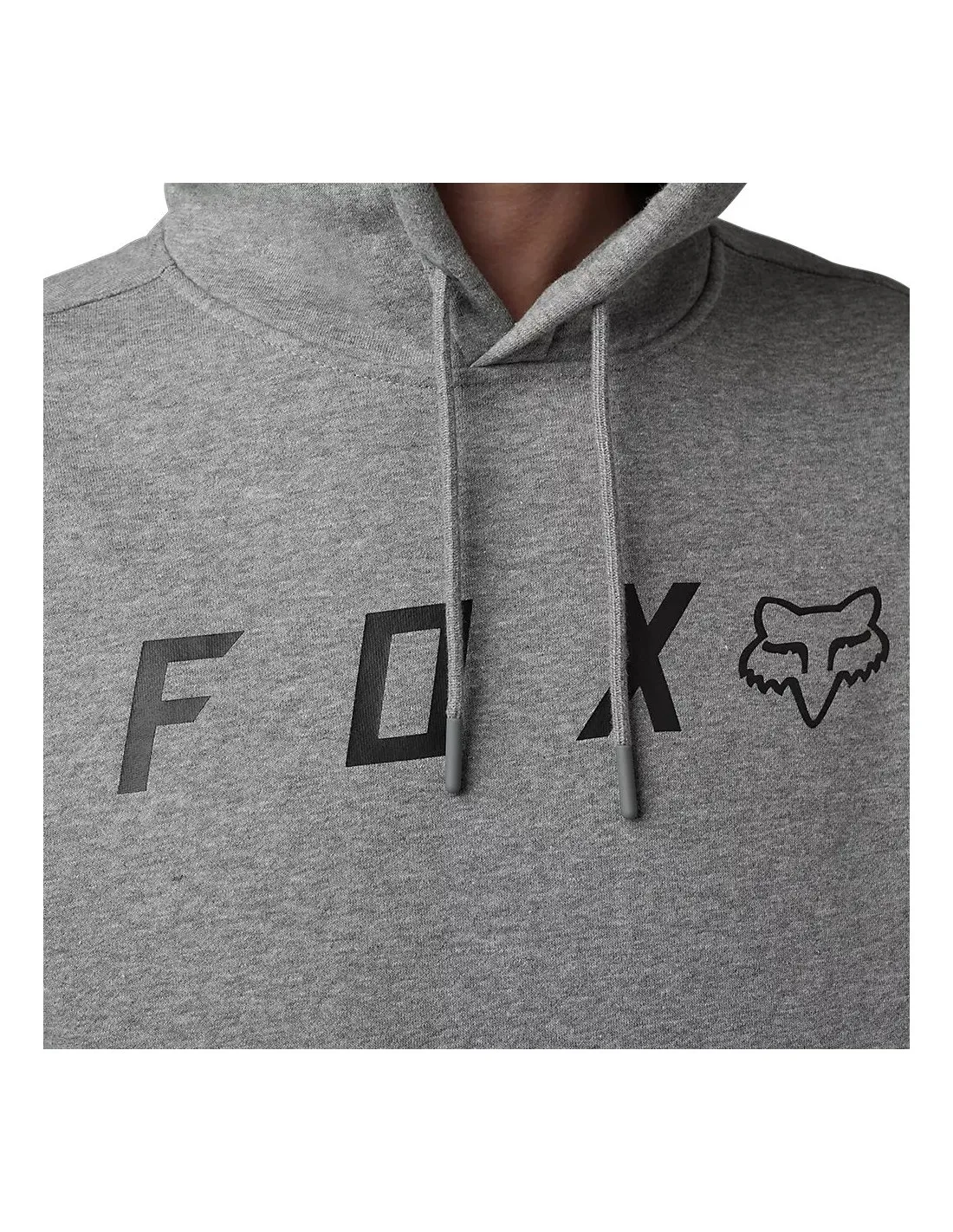 Felpa con cappuccio Fox Absolute Pullover Fleece Heather Graphite