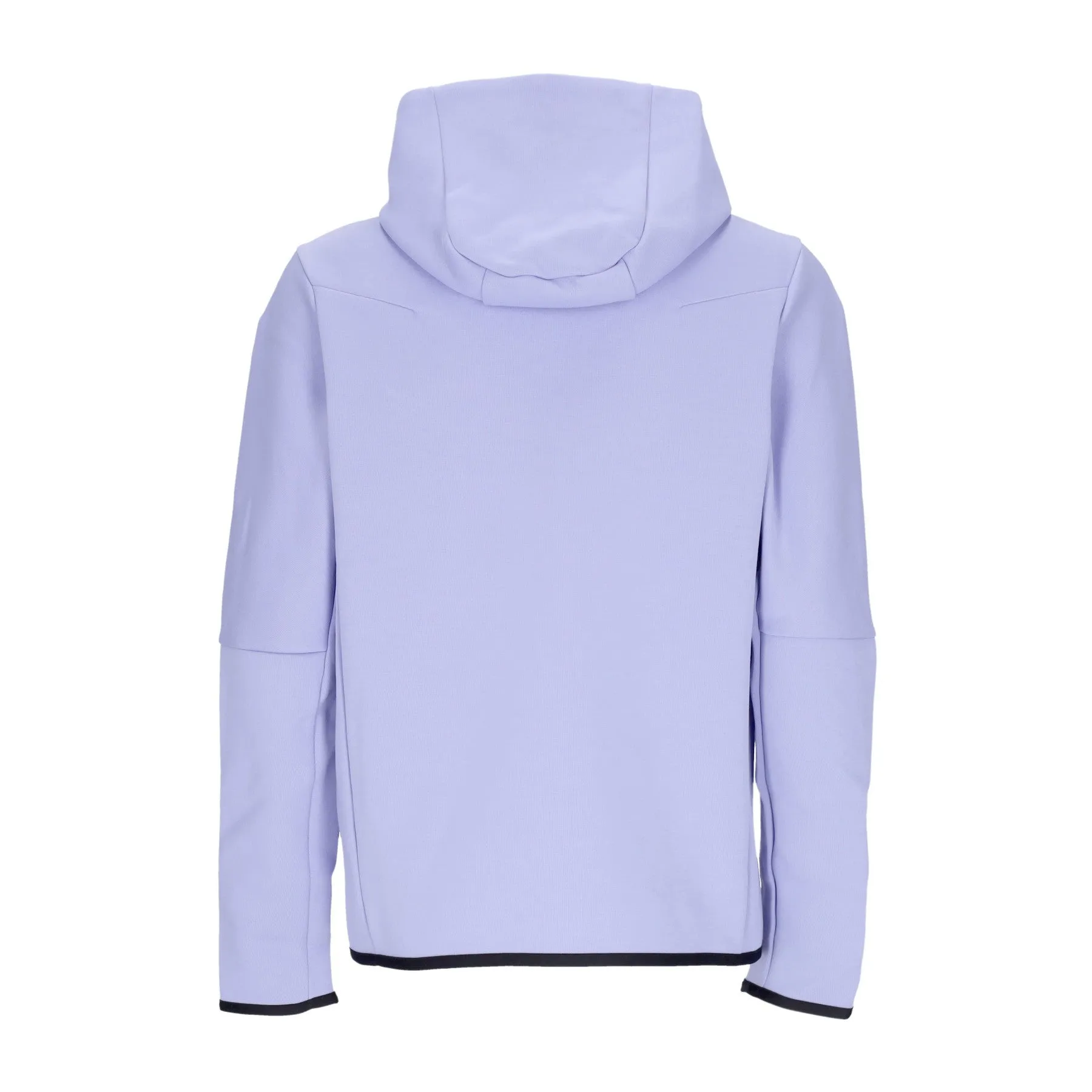 Felpa Leggera Cappuccio Zip Uomo Sportswear Tech Fleece Hoodie Light Thistle/black