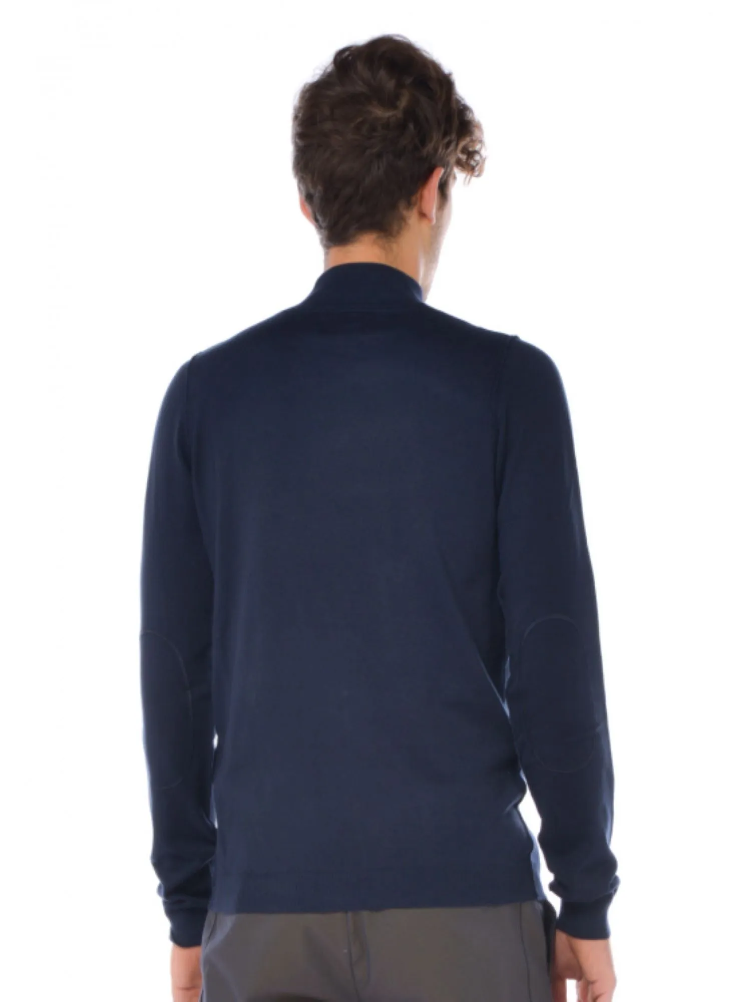 FRED MELLO Maglione collo alto Blu