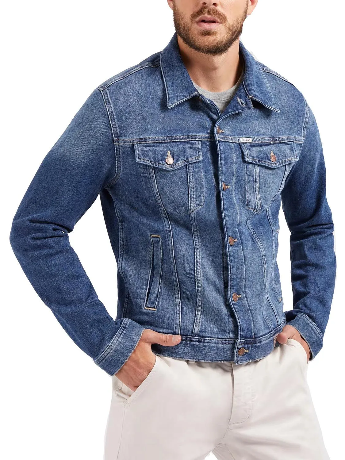 giacca jeans uomo