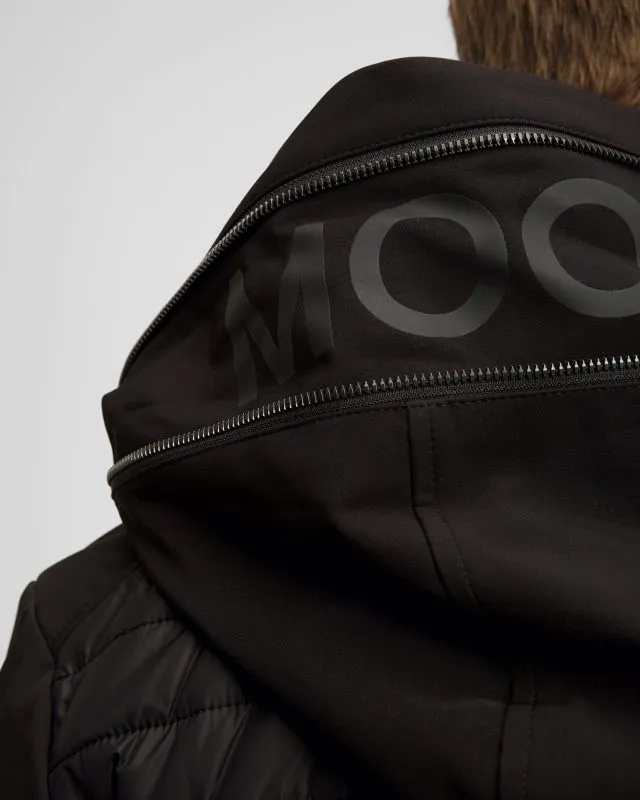 Giacca nera da uomo Moose Knuckles Sherwood Bomber