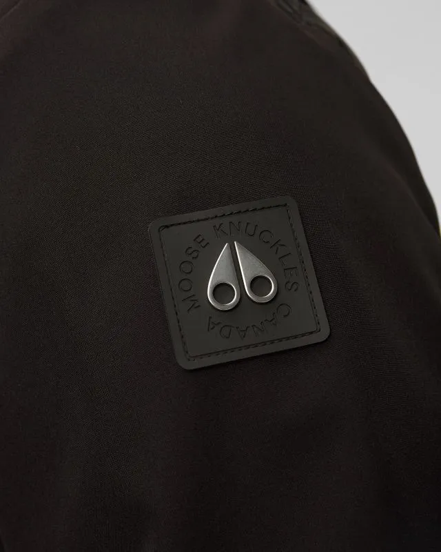 Giacca nera da uomo Moose Knuckles Sherwood Bomber