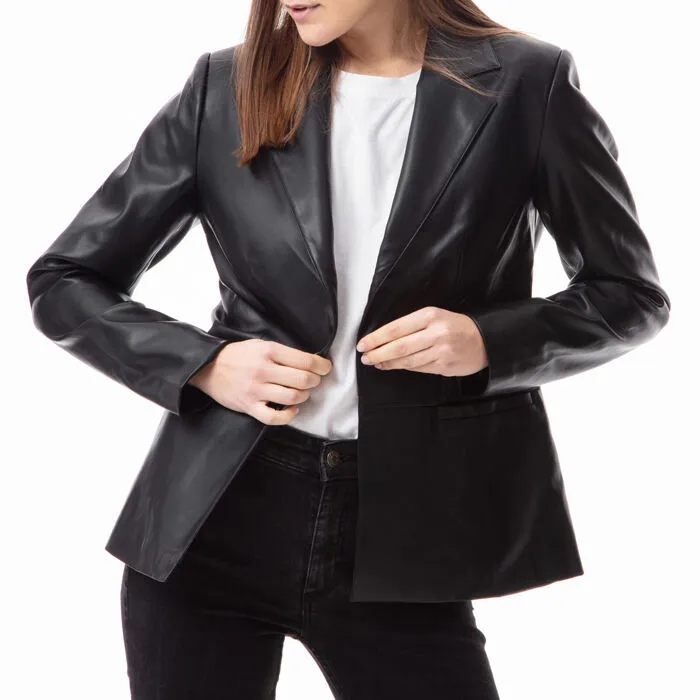 giacca nera donna