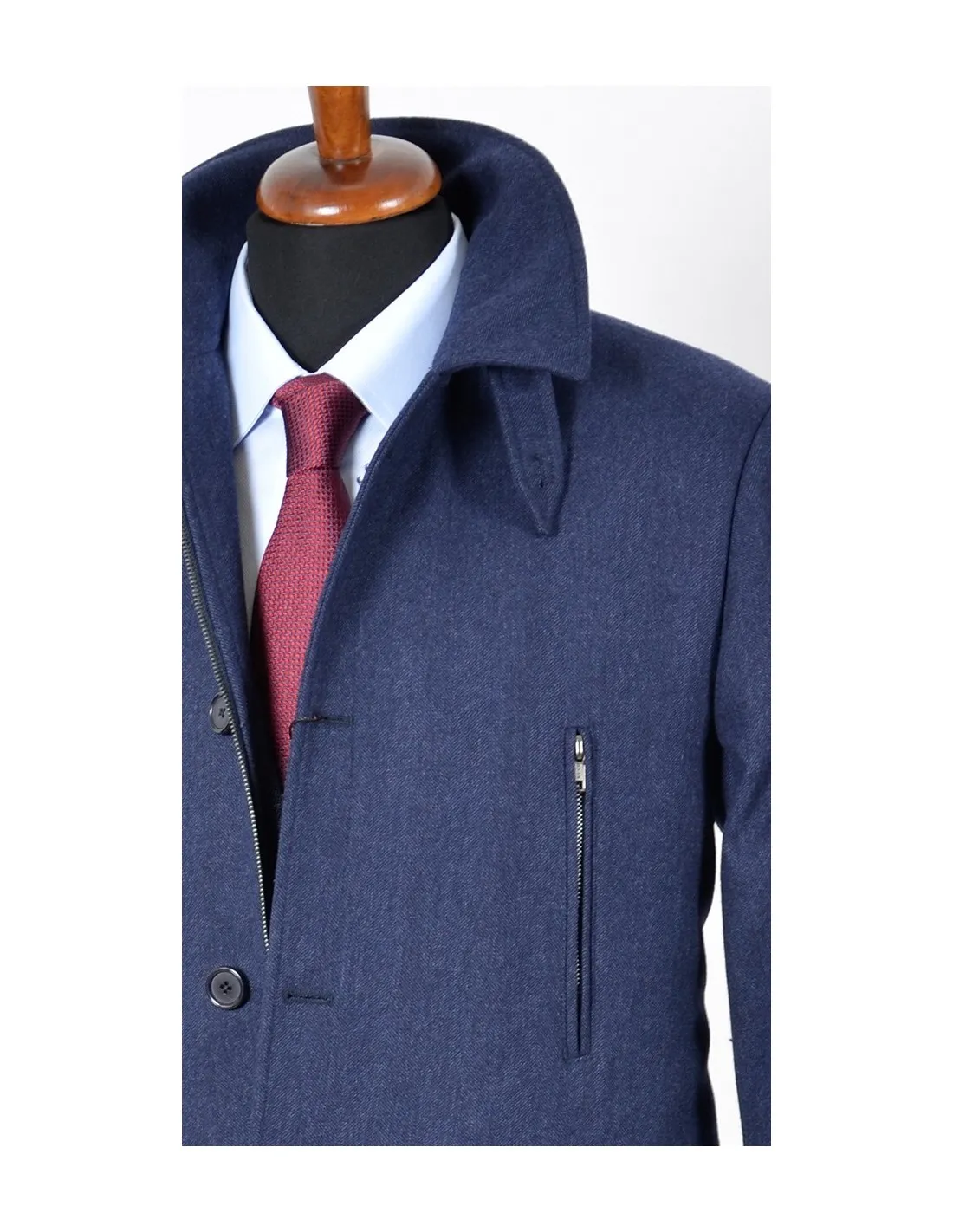 Giaccone Lana Bluette Mod Luca A / I