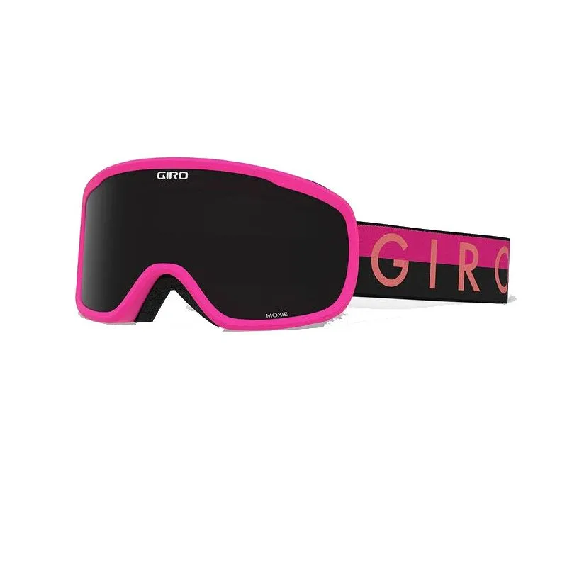 Giro MOXIE Maschera da sci (BLACK PINK THROWBACK ULT BLK/YEL)