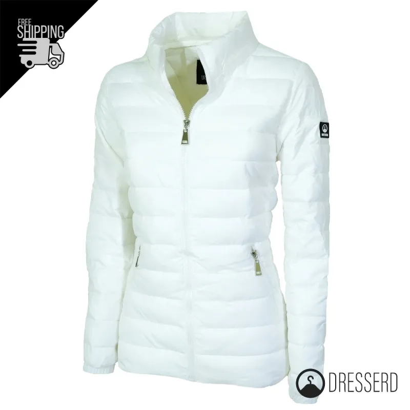 Giubbotto Donna Dresserd Piumino 100 Grammi Giubbotti Corti Cappuccio Smontabile Semi slim Fit