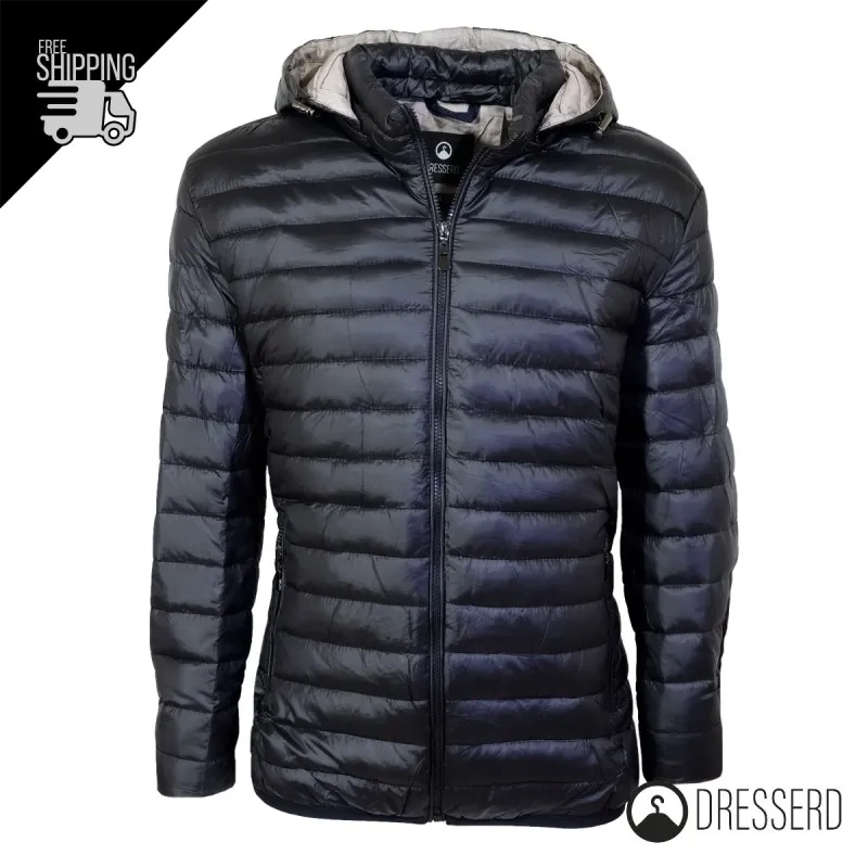 Giubbotto Piumino Uomo Dresserd Oversize Giubbotti Taglie Grandi Cappuccio smontabile 3xl alla 7xl