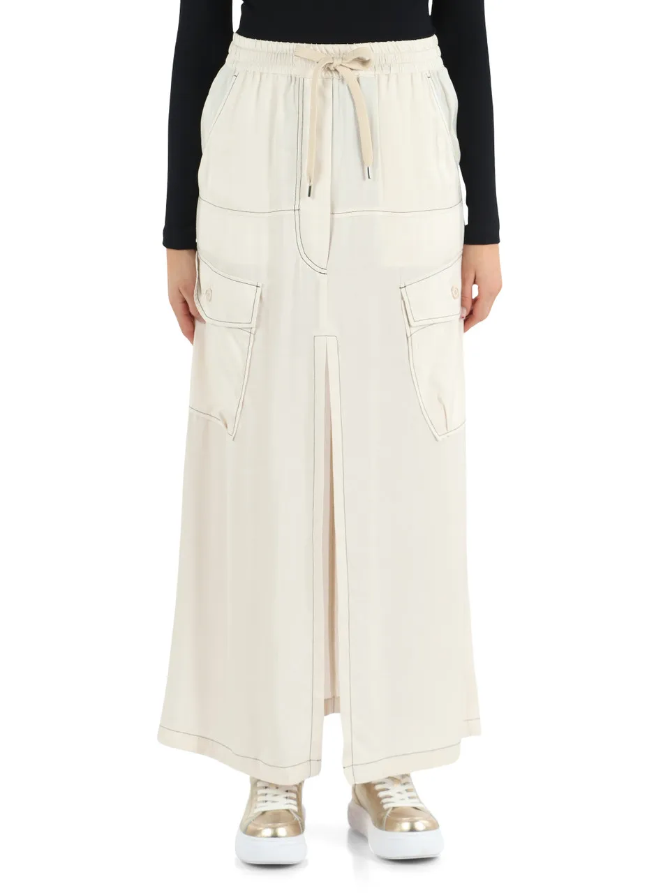 Gonna GULP in twill di viscosa