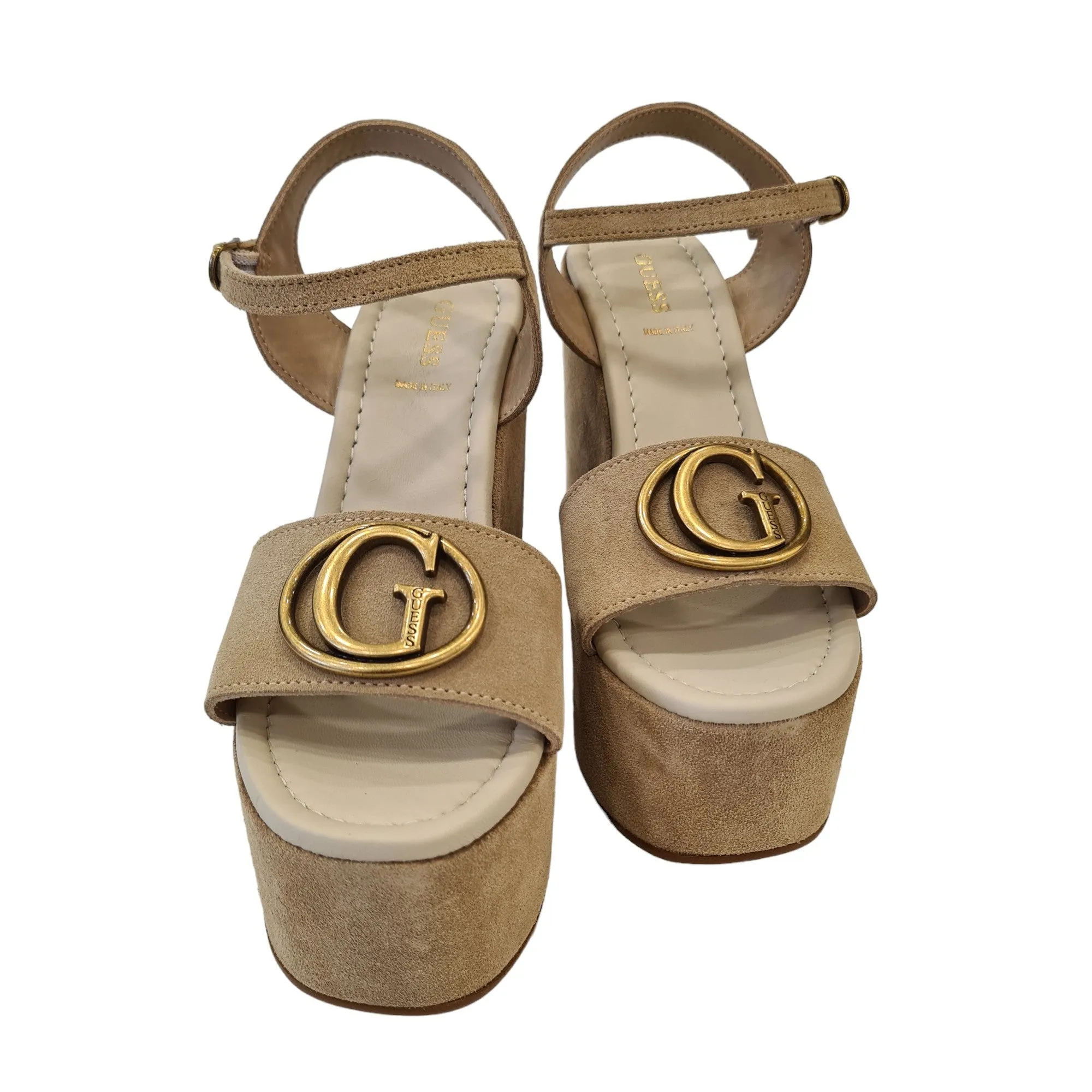 Guess Sandalo Donna Camoscio Sabbia Rif.G720
