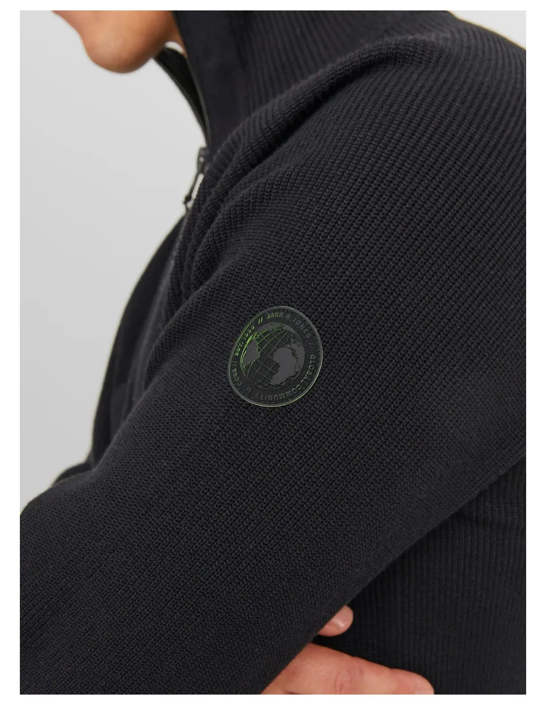 JACK & JONES MAGLIA UOMO,JCOFILO KNIT HALF ZIP SN