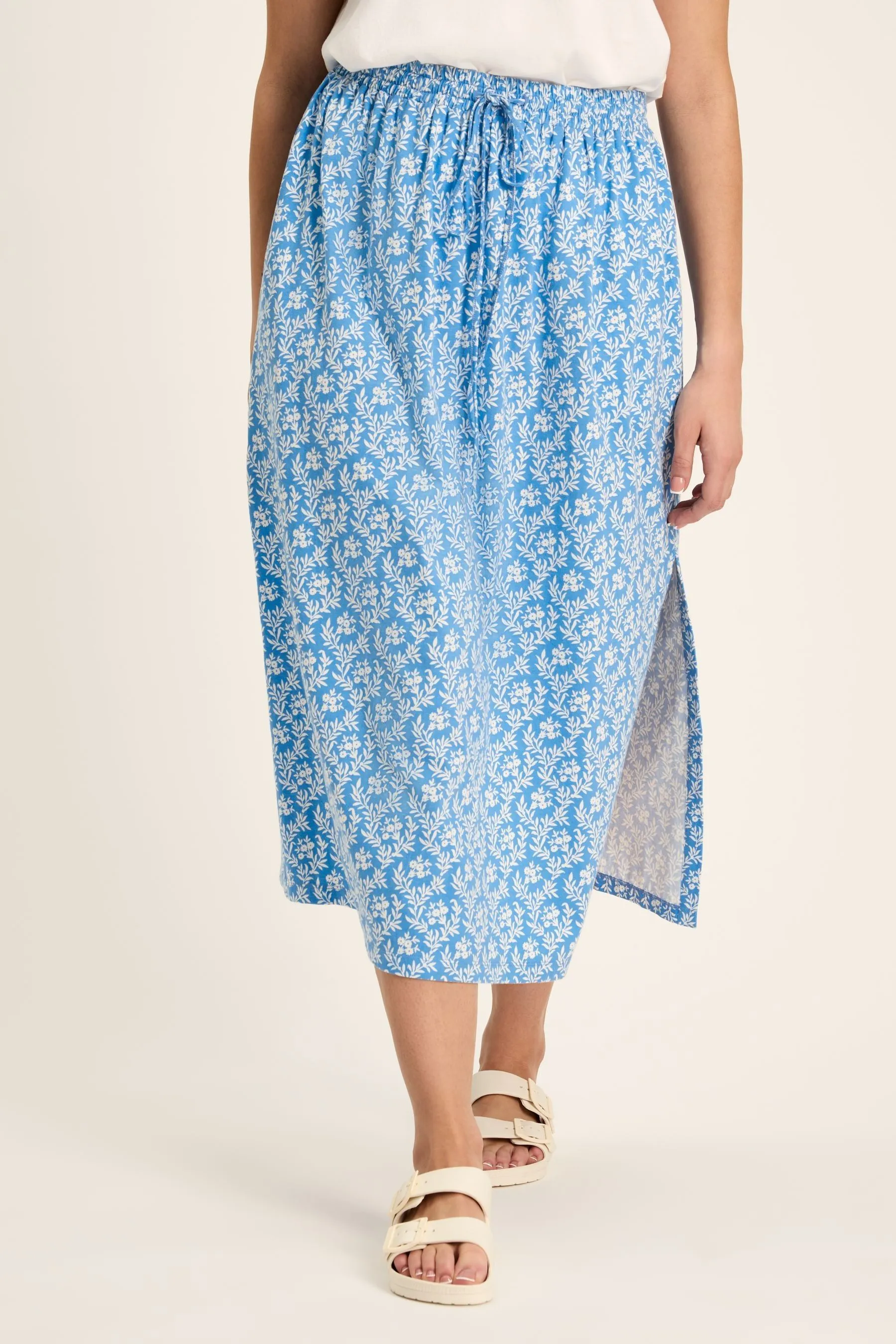 Joules - Celia - Gonna midi in jersey