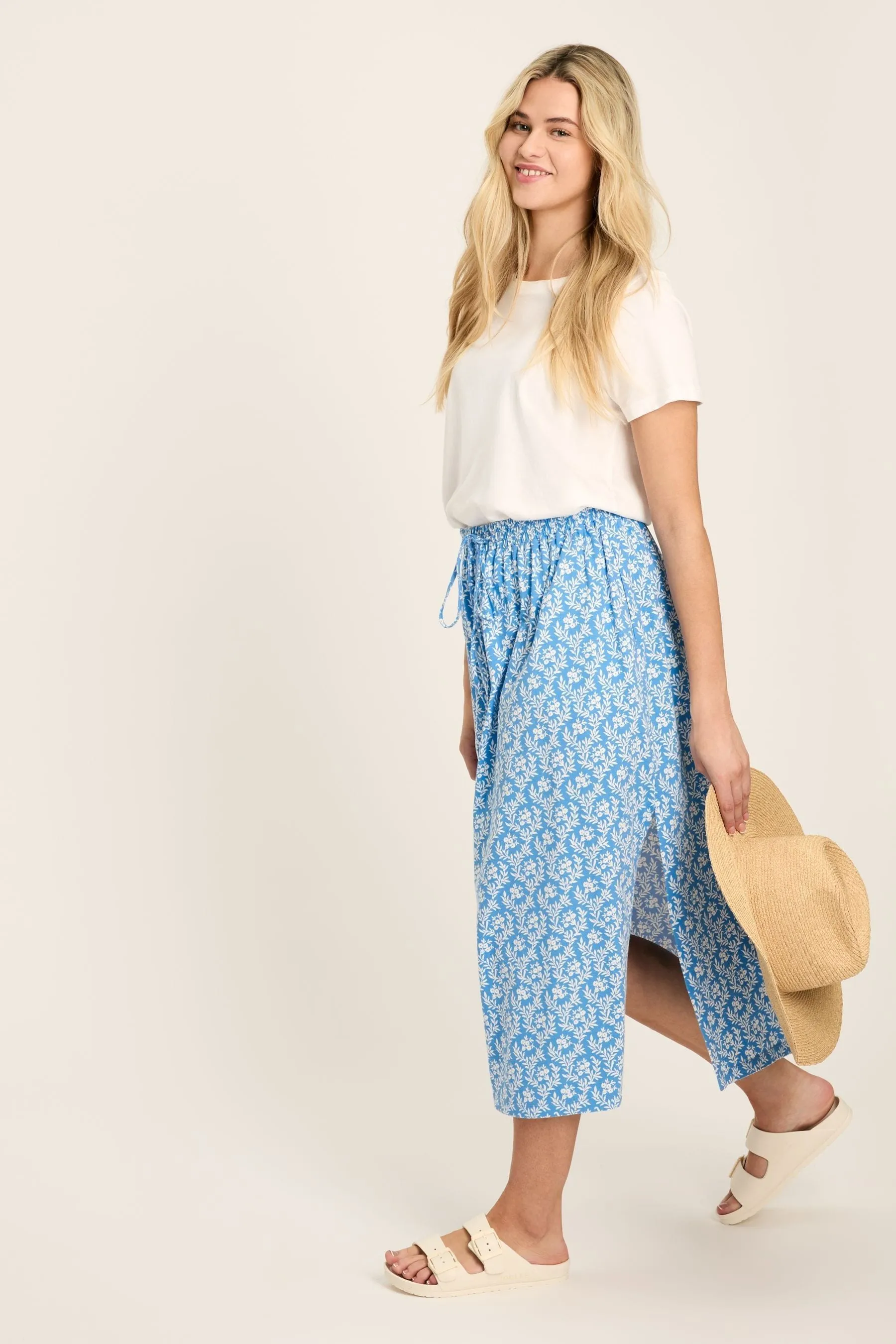 Joules - Celia - Gonna midi in jersey