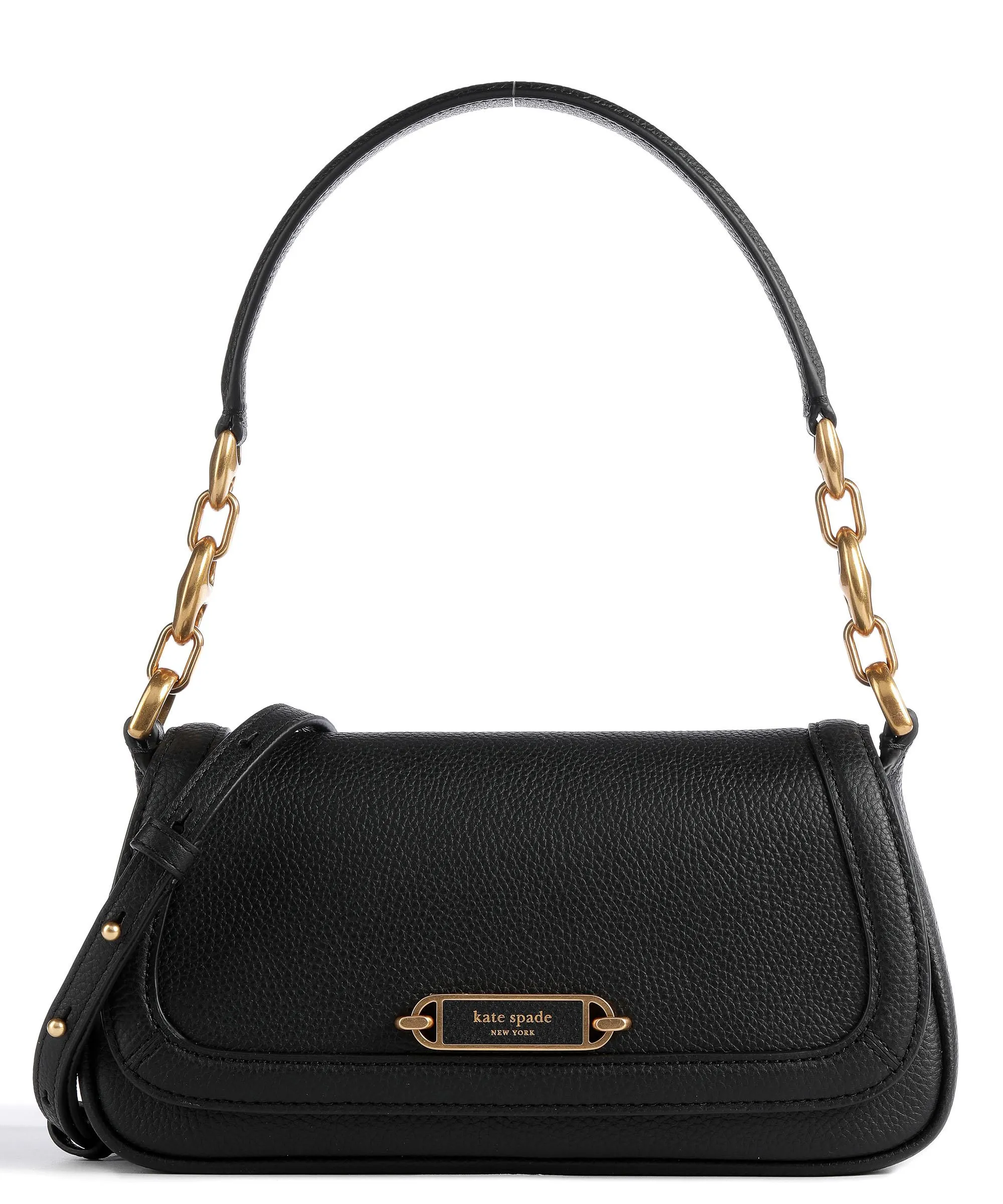  Kate Spade New York Gramercy Borsa a spalla pelle granulata nero  