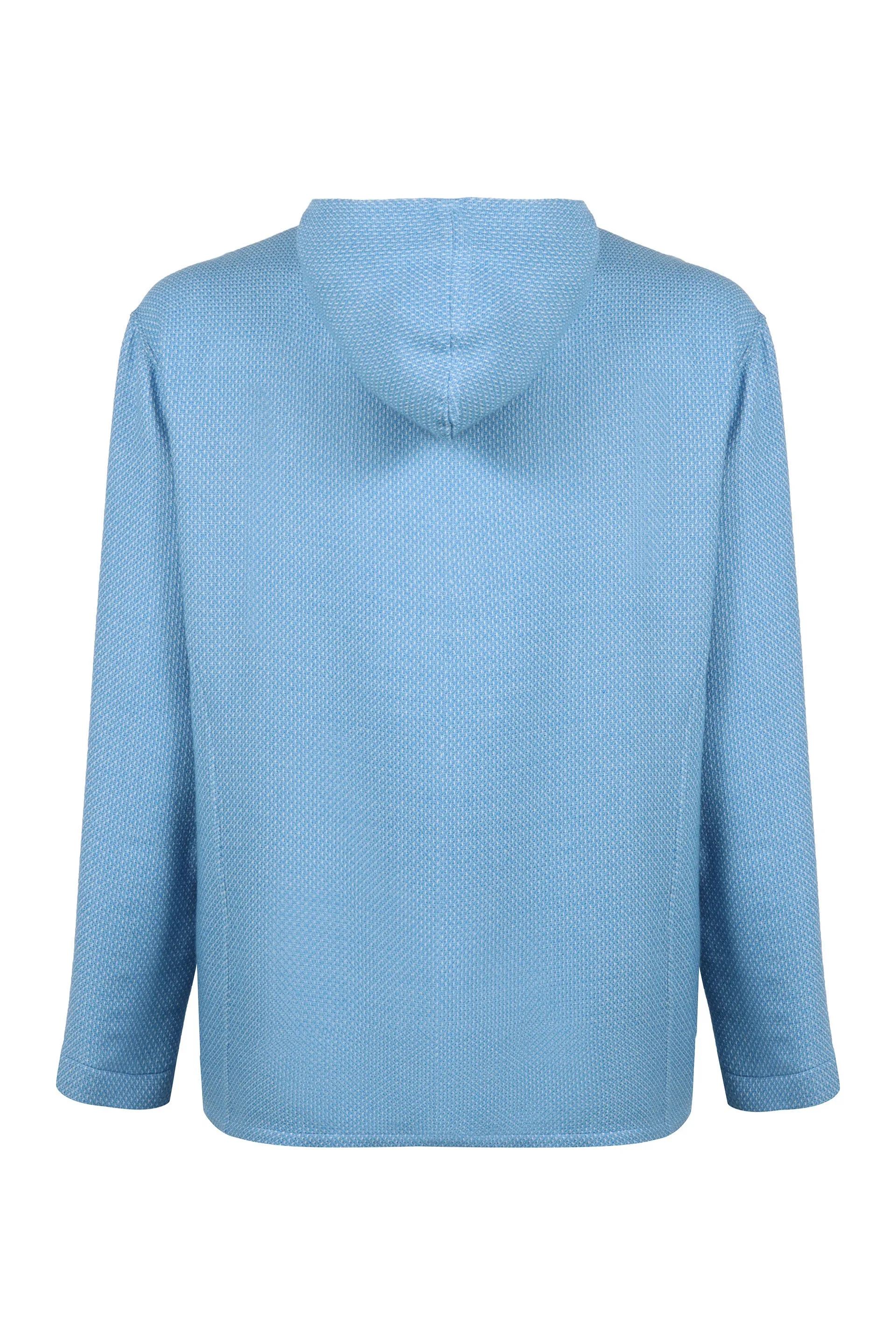 KITON Cardigan Luca in maglia con cappuccio