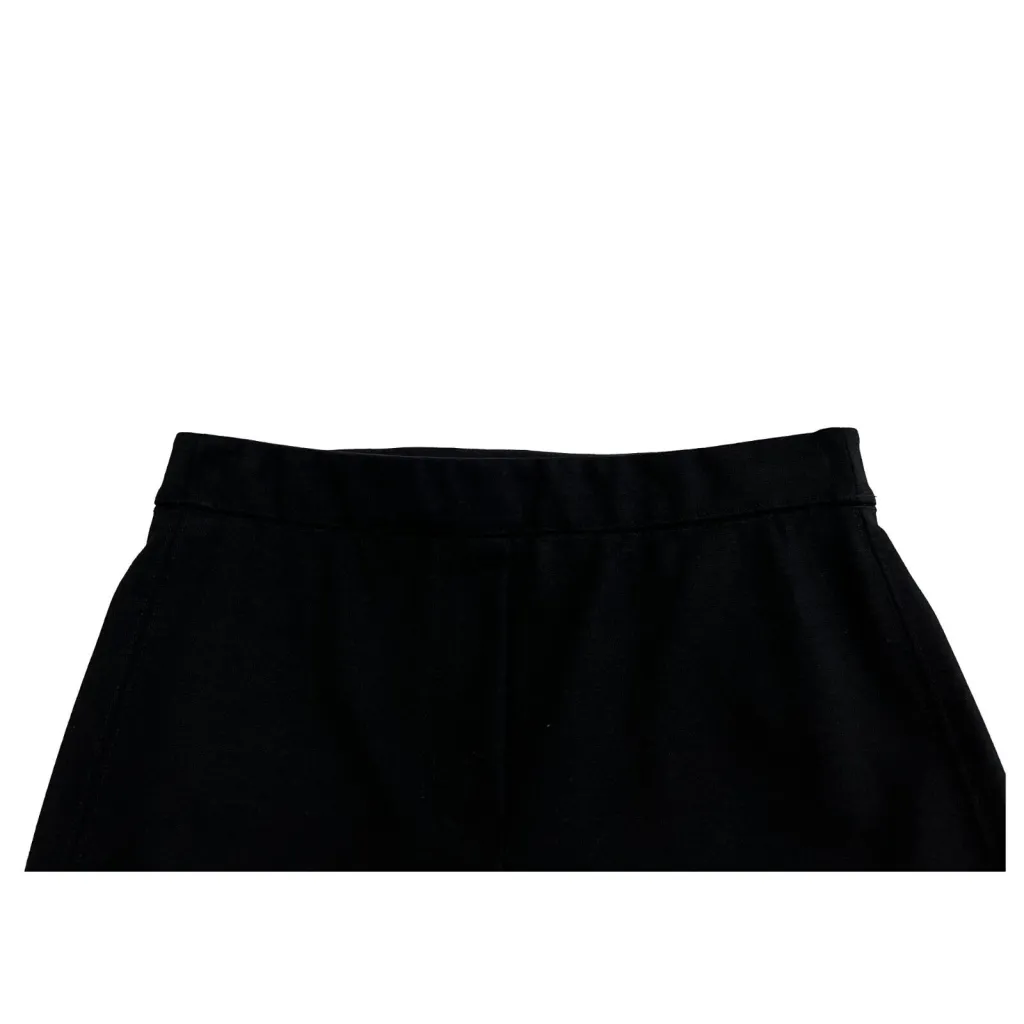 LIVIANA CONTI pantalone donna nero punto Milano trombetta L3WI36 MADE IN ITALY