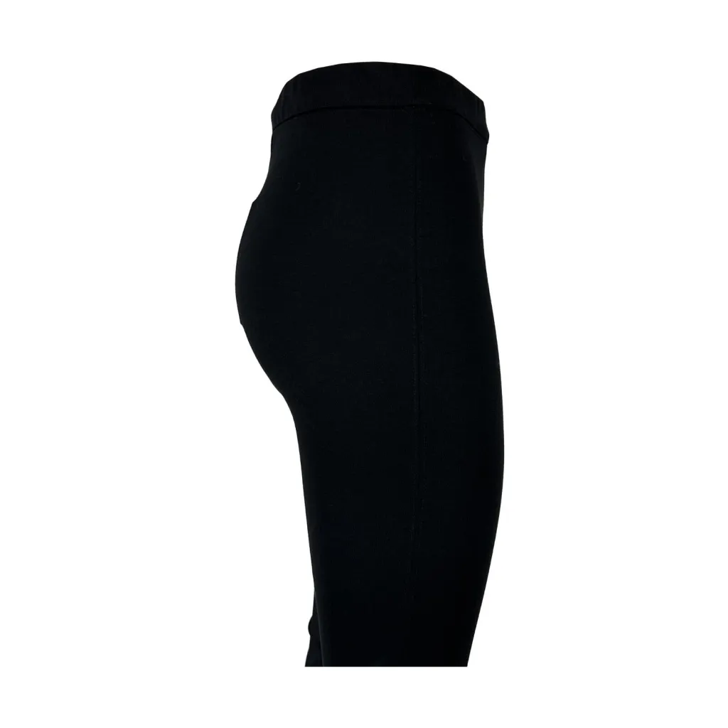LIVIANA CONTI pantalone donna nero punto Milano trombetta L3WI36 MADE IN ITALY