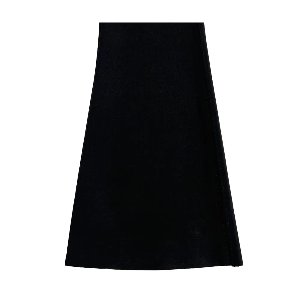 LIVIANA CONTI pantalone donna nero punto Milano trombetta L3WI36 MADE IN ITALY