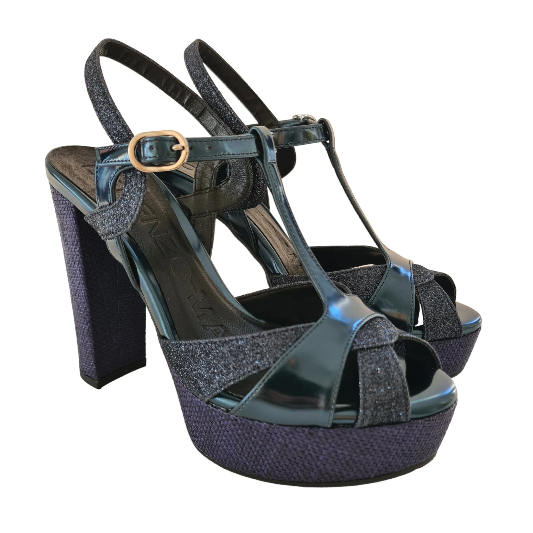 Lorenzo Mari Sandalo Donna  Blu rif.801