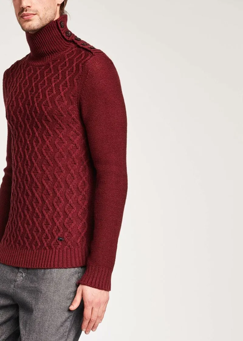 Maglia lupetto con bottoni
