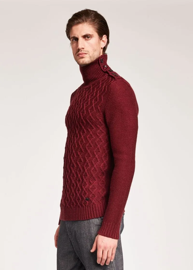 Maglia lupetto con bottoni