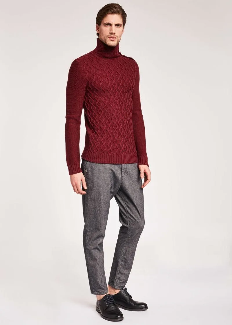 Maglia lupetto con bottoni