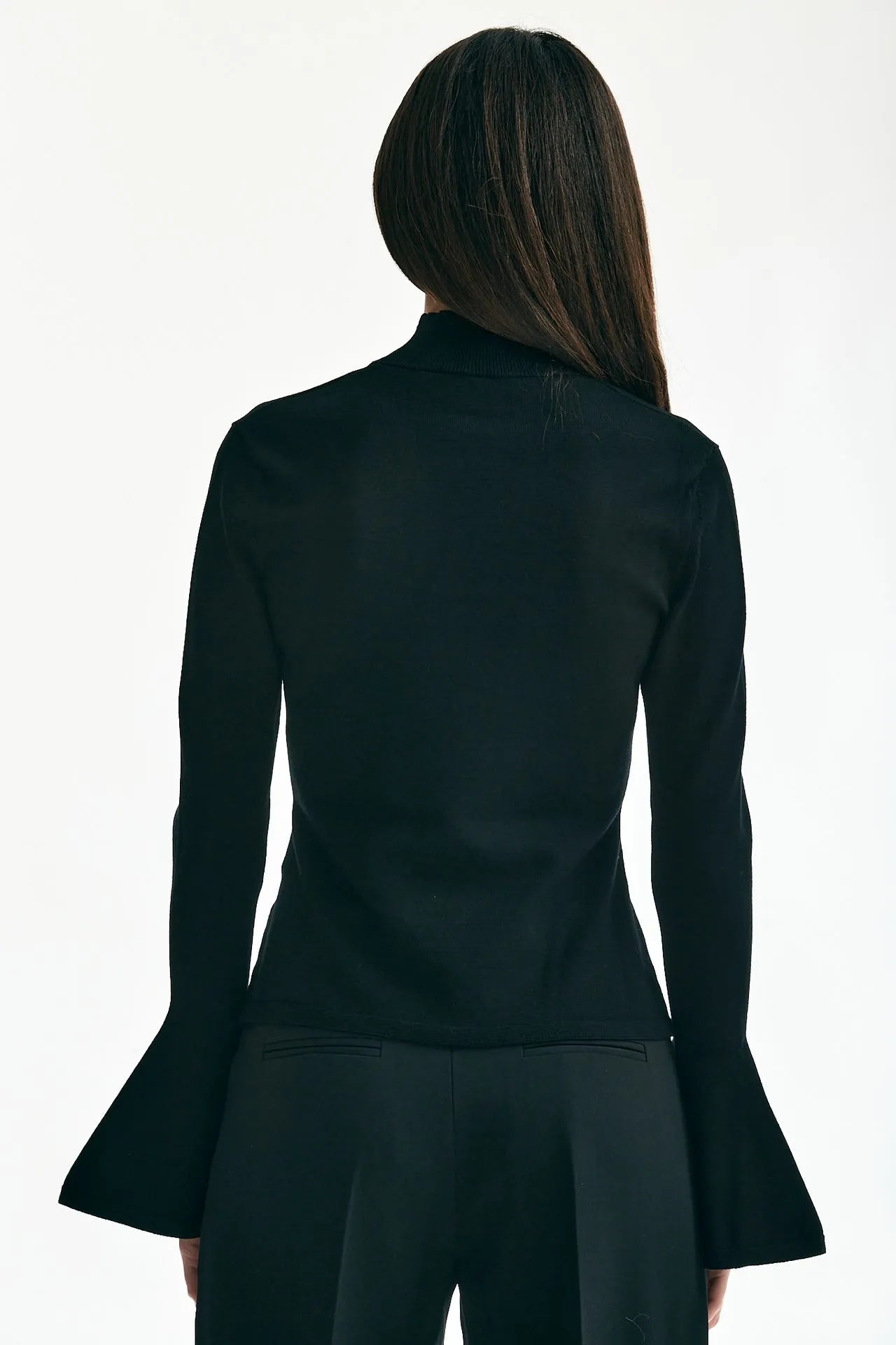 Maglia scollo tondo nero 