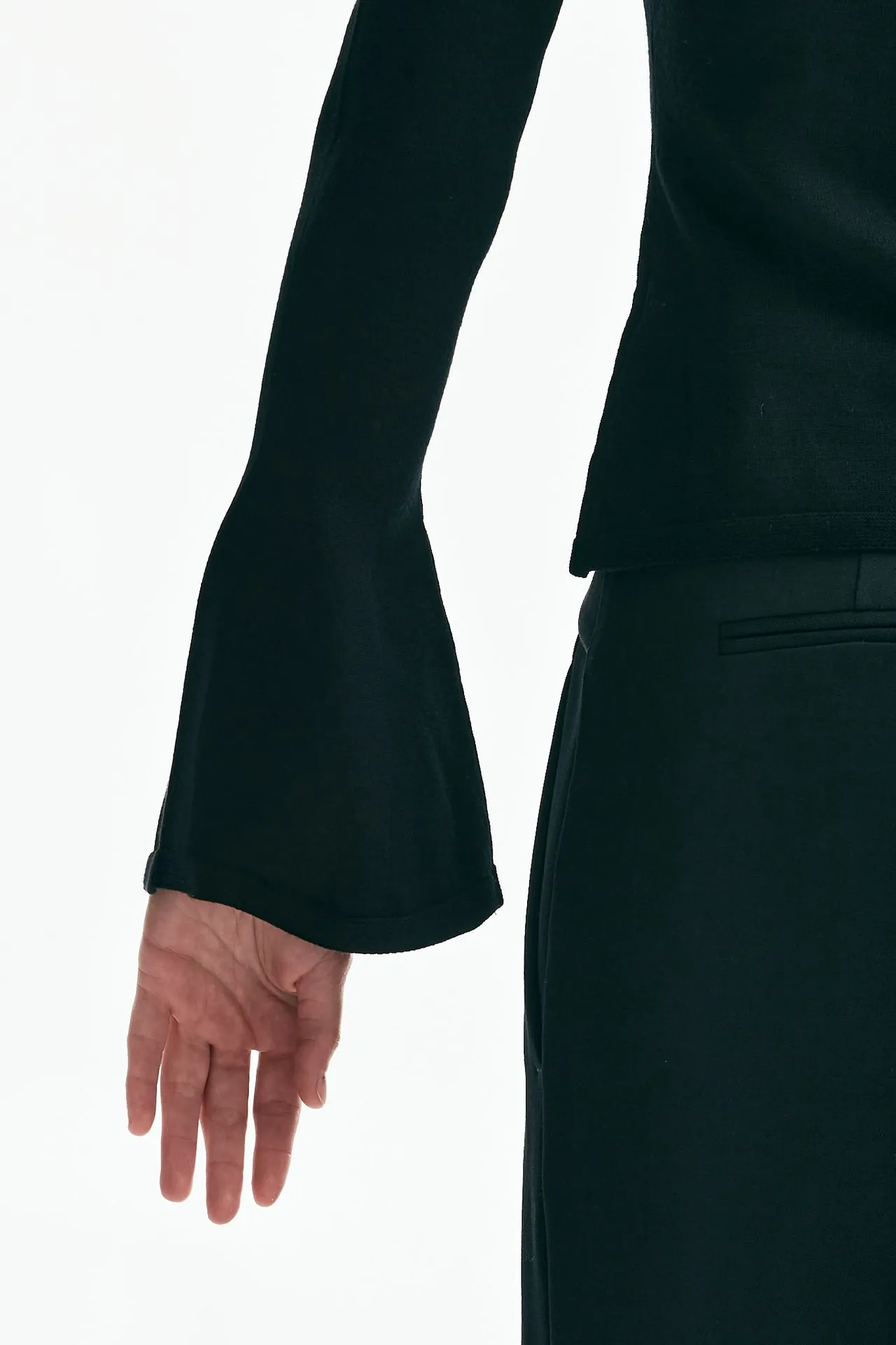 Maglia scollo tondo nero 