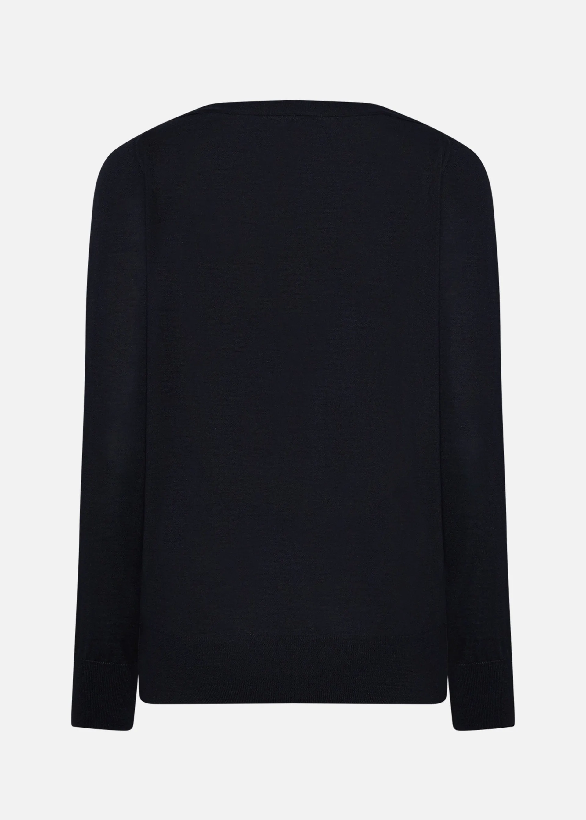 Maglia scollo V in cashmere e seta