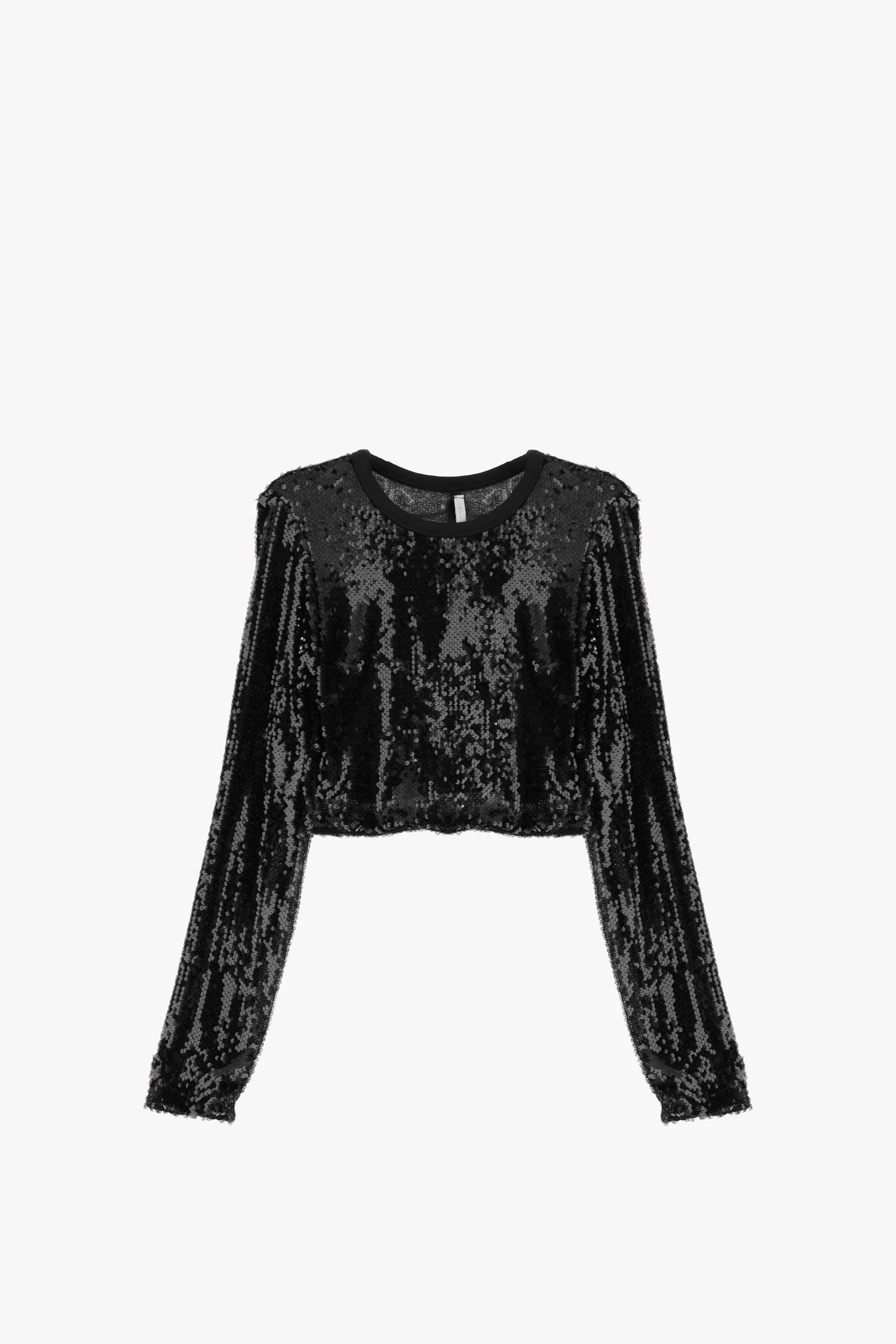   Maglietta a maniche lunghe con paillettes     