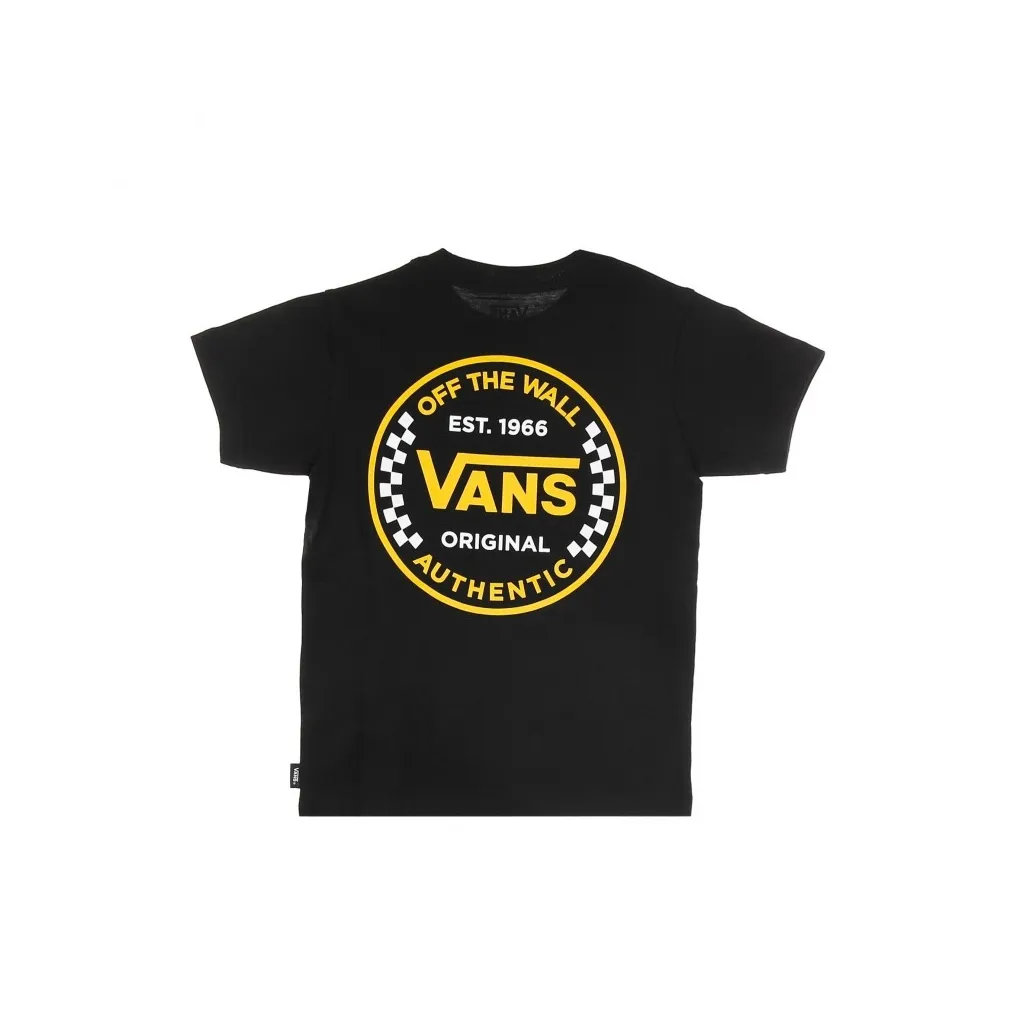 MAGLIETTA AUTHENTIC CHECKER KIDS BLACK