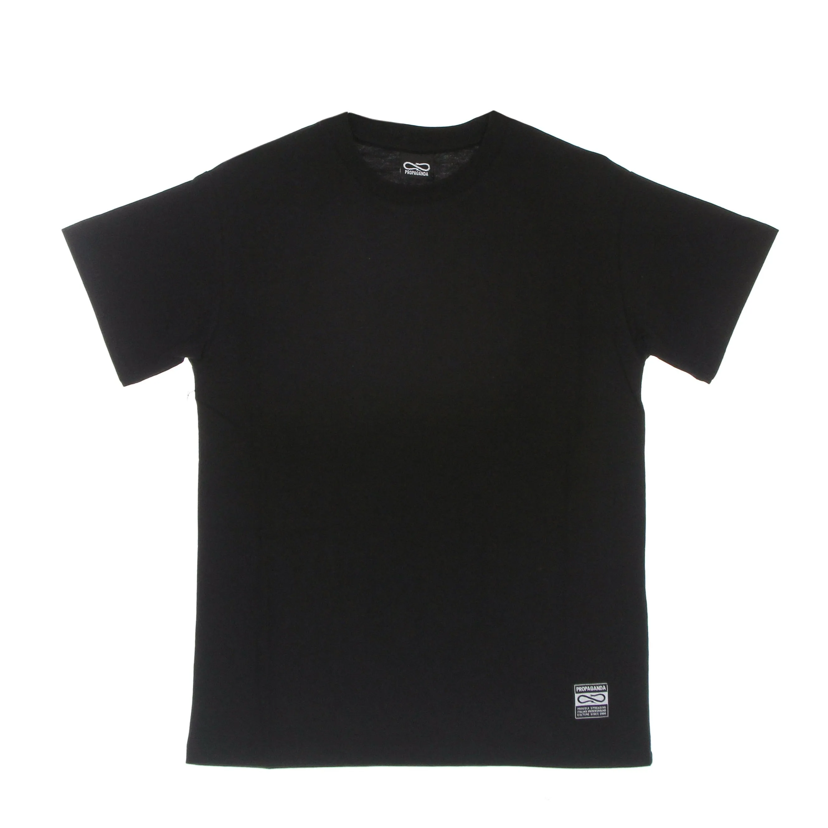 Maglietta Uomo Label Tee Black