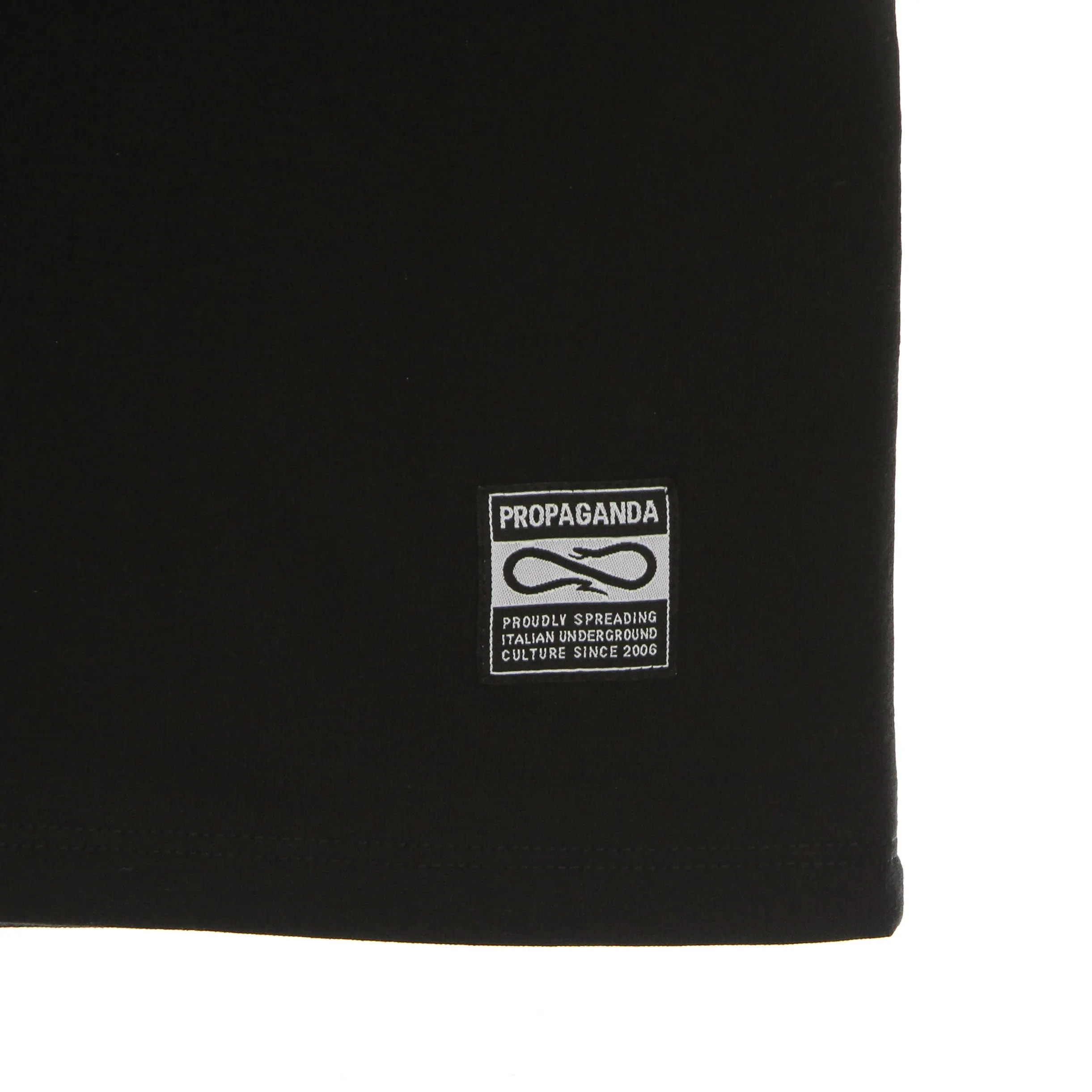 Maglietta Uomo Label Tee Black