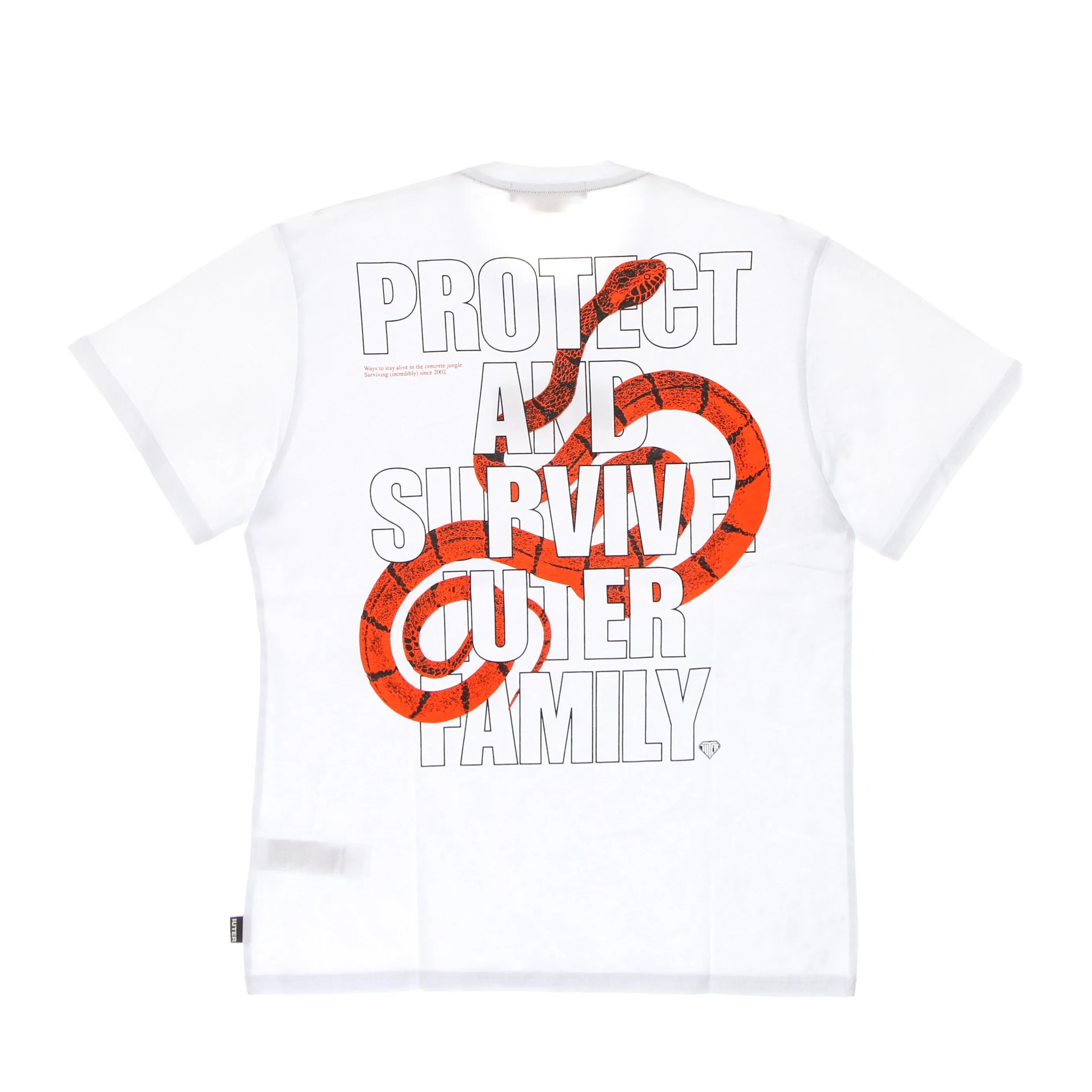 Maglietta Uomo Stay Alive Tee White