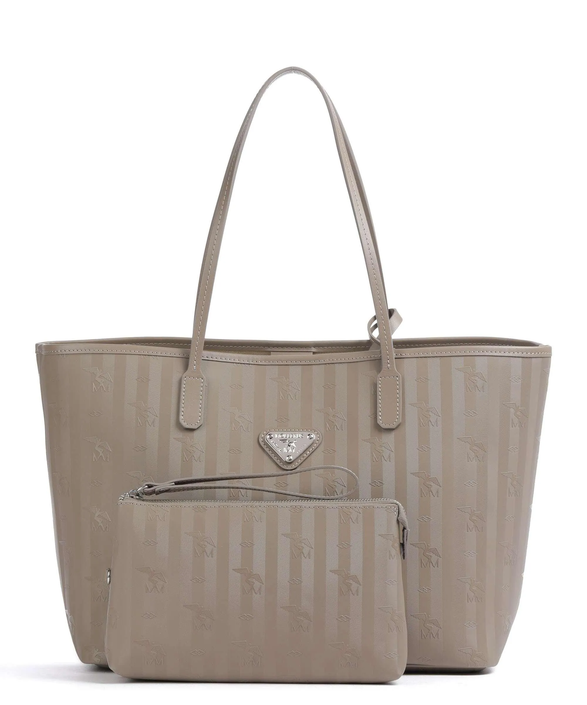  Maison Mollerus Vinerus Bern Borsa shopper tela taupe  