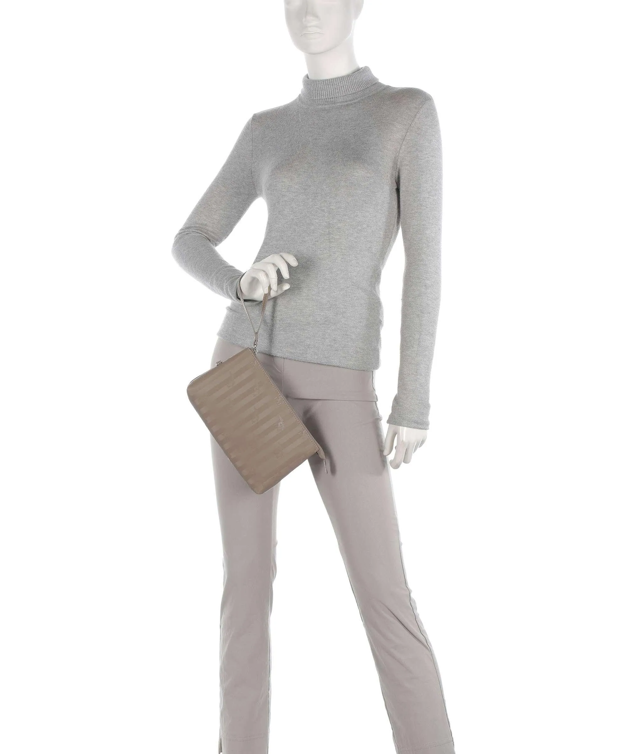  Maison Mollerus Vinerus Bern Borsa shopper tela taupe  