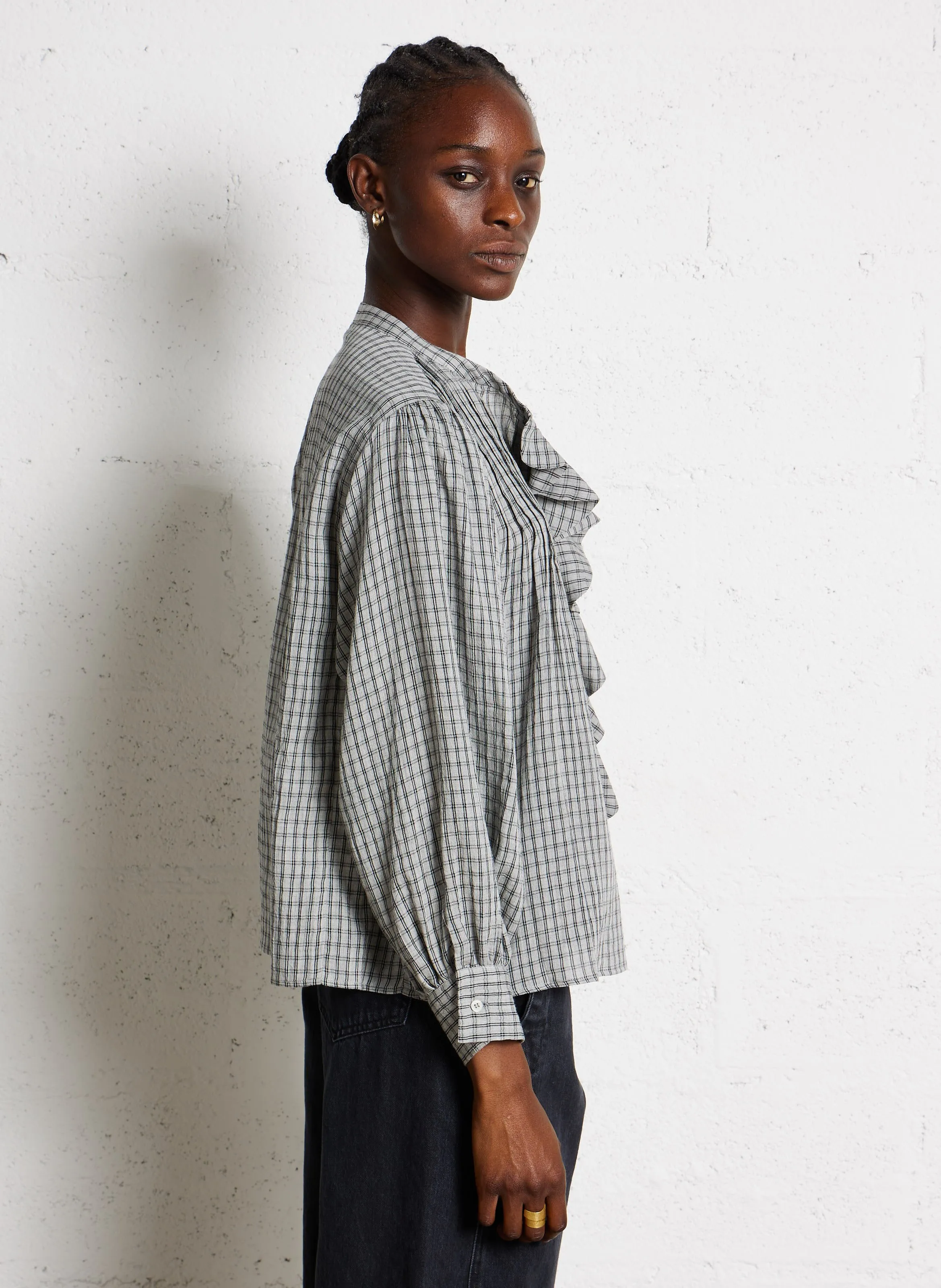  MASSCOB   JOIE - Camicia ampia scollo tondo in cotone | Multicolore