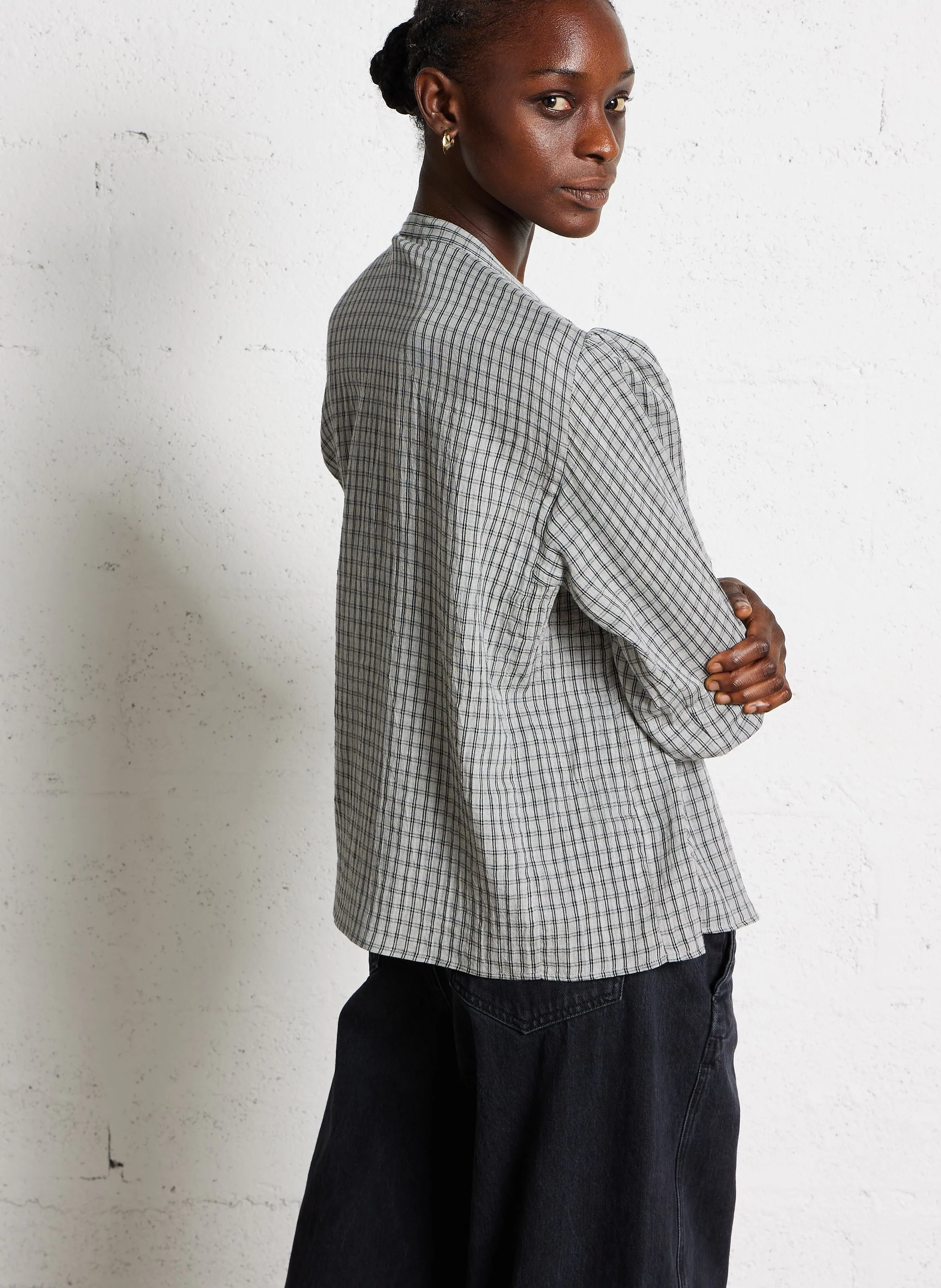  MASSCOB   JOIE - Camicia ampia scollo tondo in cotone | Multicolore