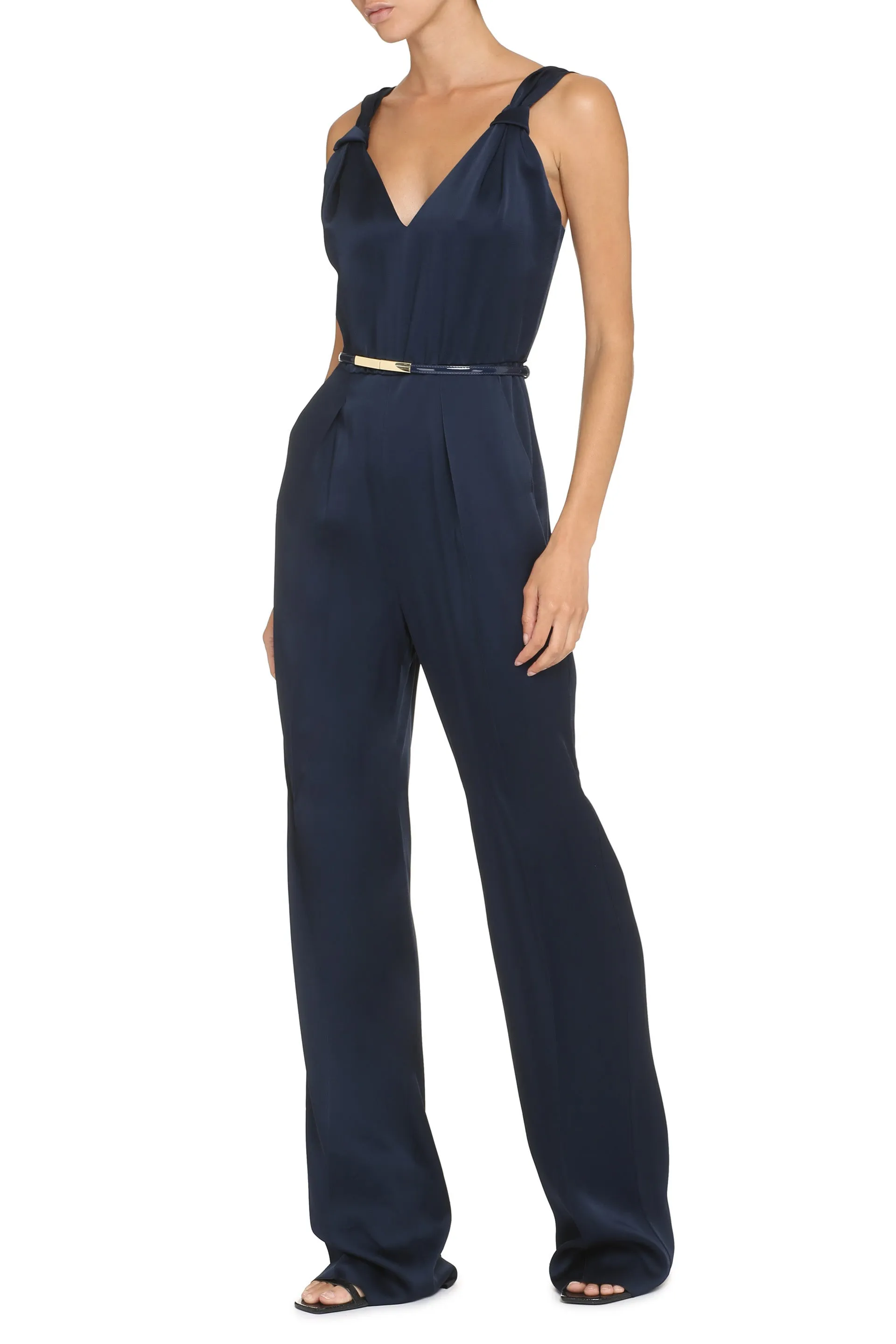 Max Mara Studio Tuta Pino in raso
