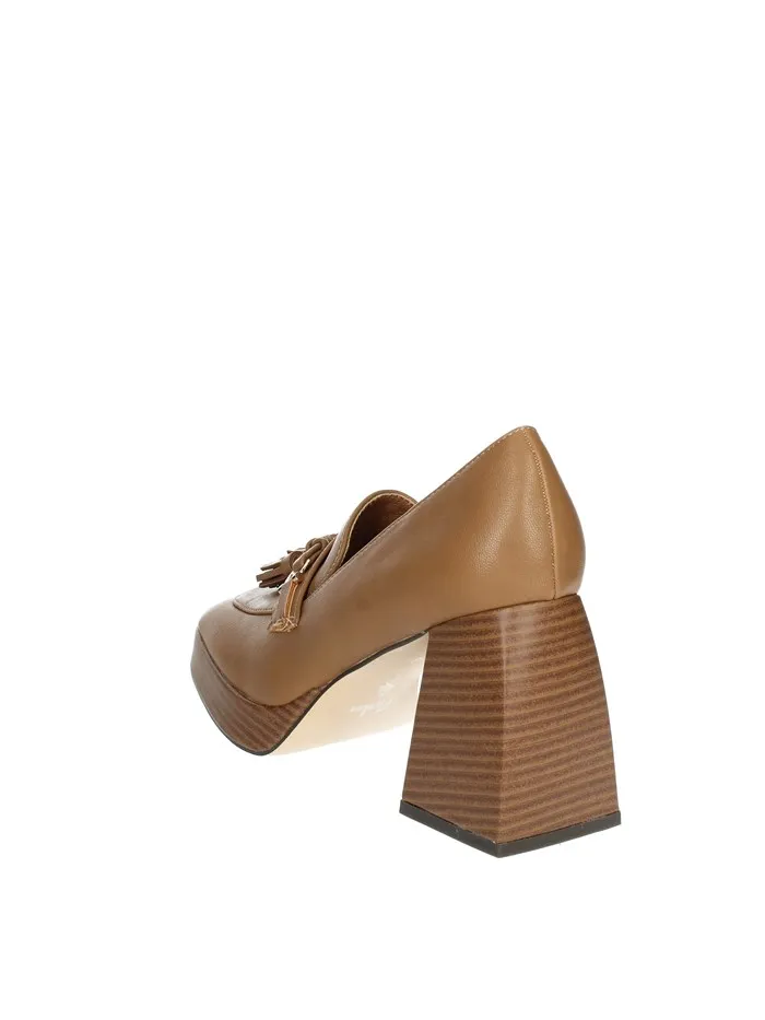 Menbur  MOCASSINO TACCO 24461 CUOIO