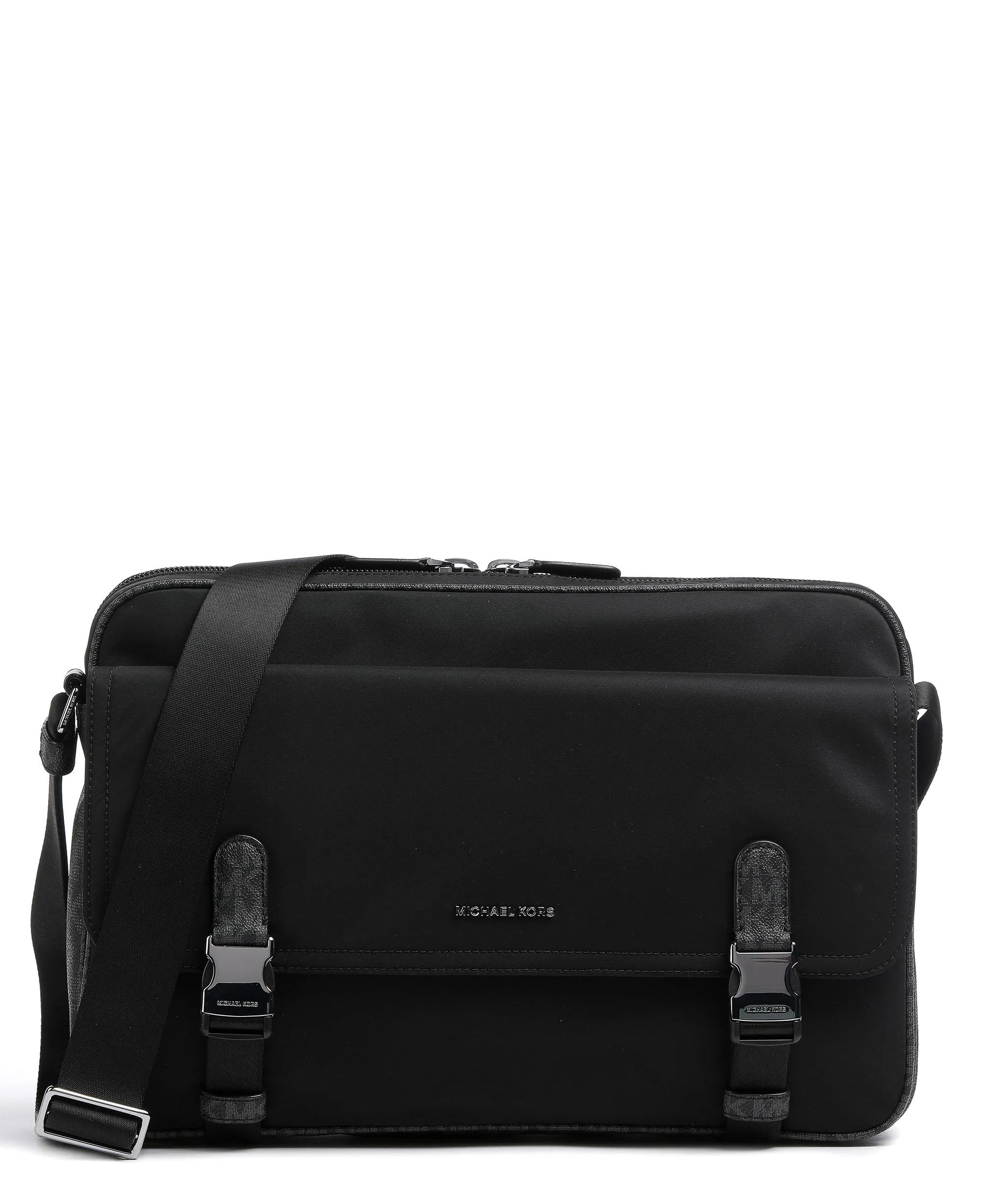  Michael Kors Borsa messenger 13″ nylon riciclato nero  