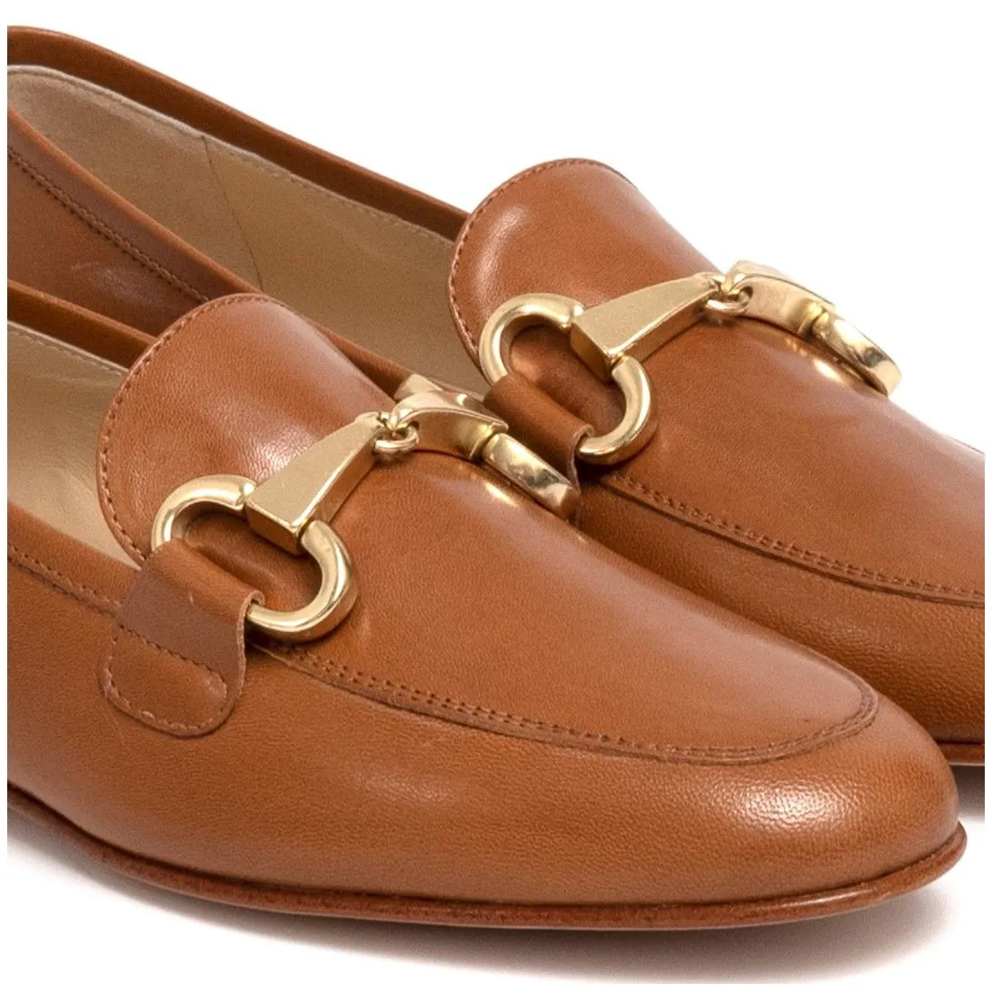 Mocassino da donna Luca Grossi in pelle con morsetto