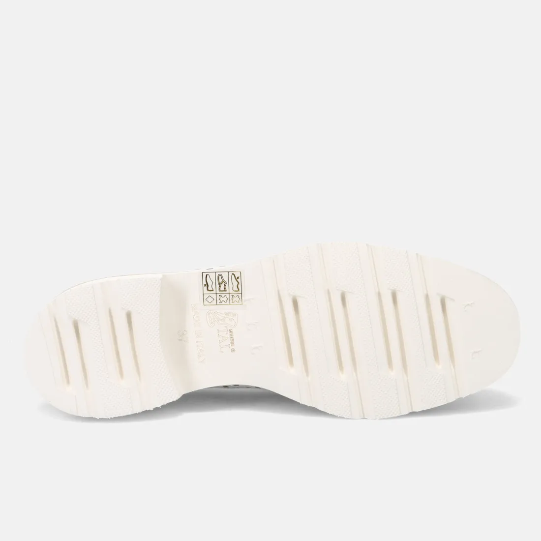 Mocassino da donna Luca Grossi in pelle forata bianca