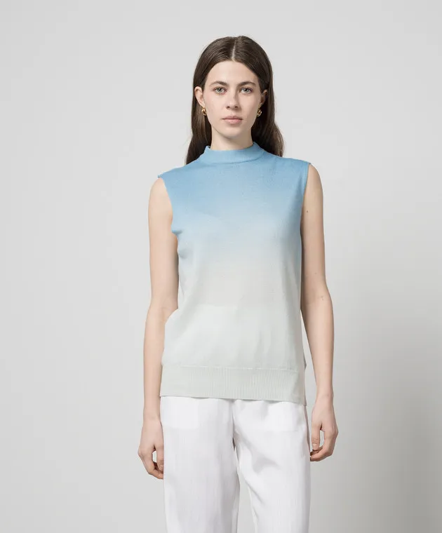 MooRER Gilet blu MACY MACYCSH